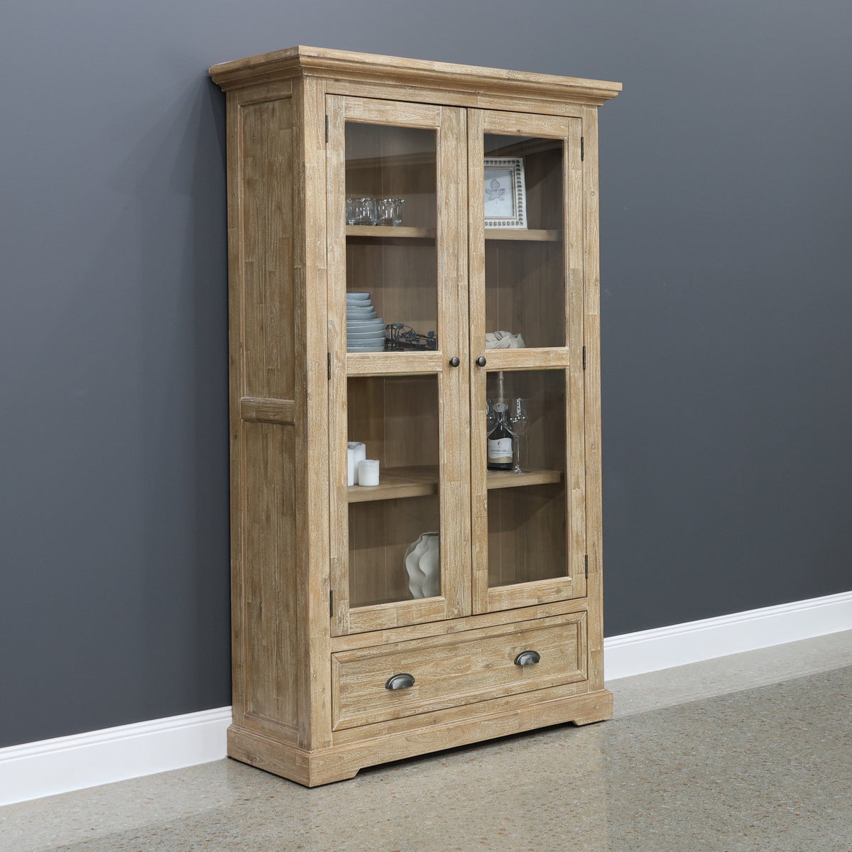 Provedore Natural Double Glass Vitrine