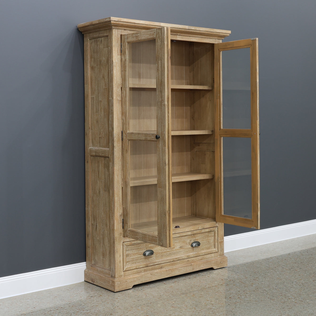 Provedore Natural Double Glass Vitrine