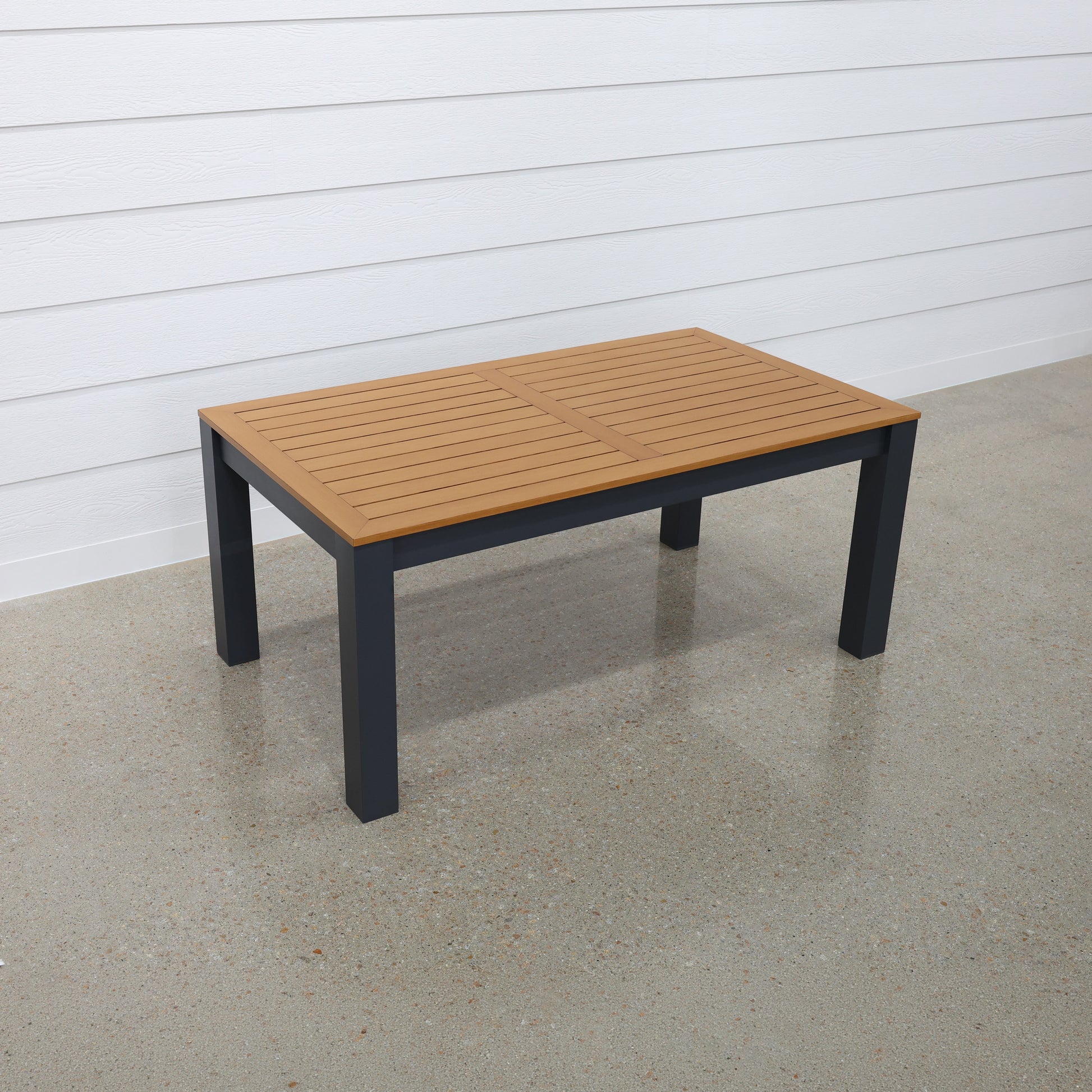 Mildura Rectangle Dining Table - Charcoal