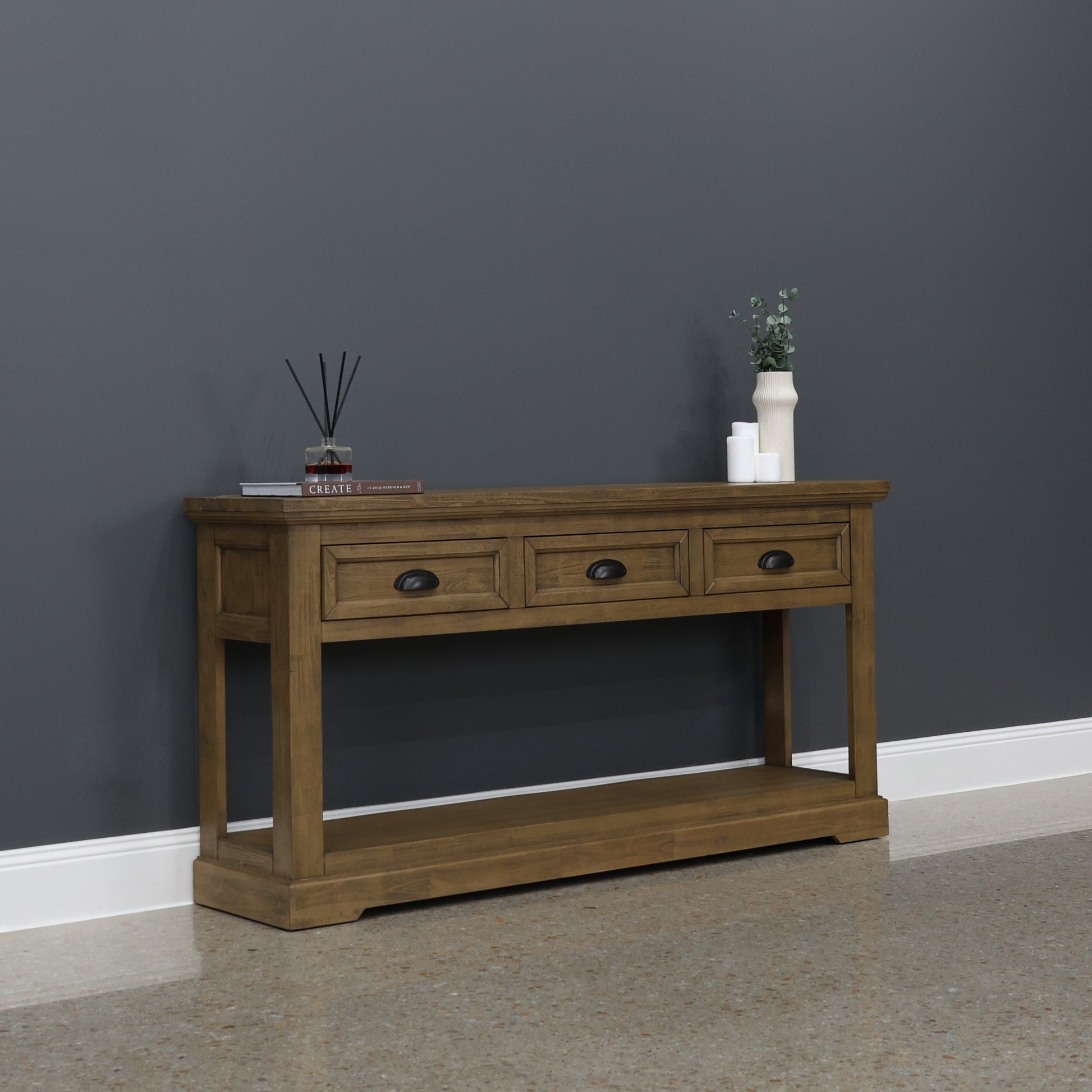 Macedon Console Table w/ 3 Drawers
