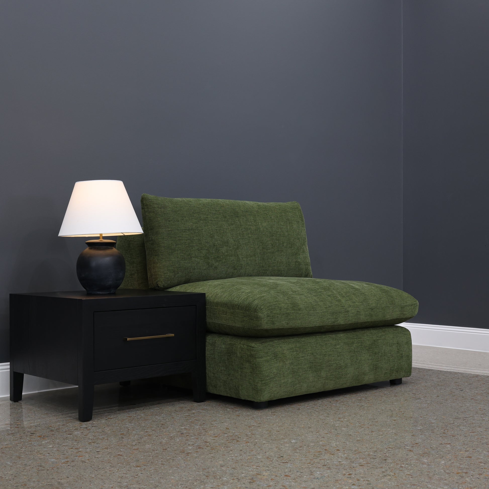Richmond Armless Chair - Fern