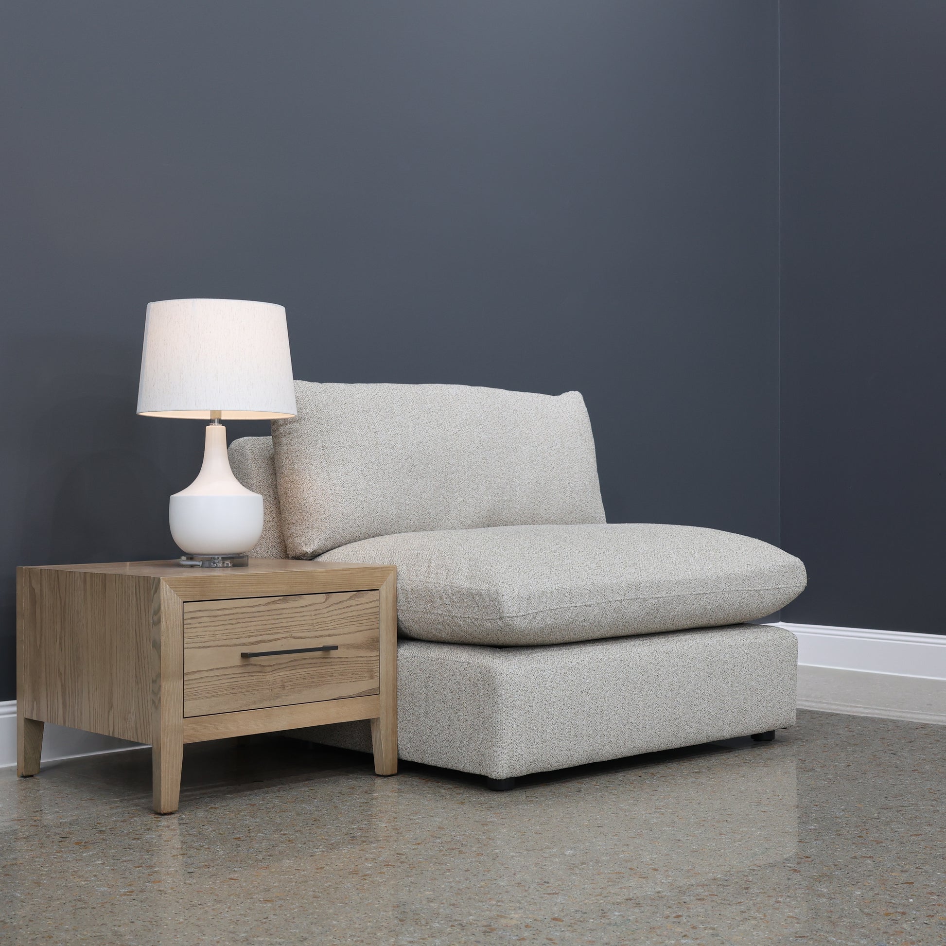 Richmond Armless Chair - Oatmeal