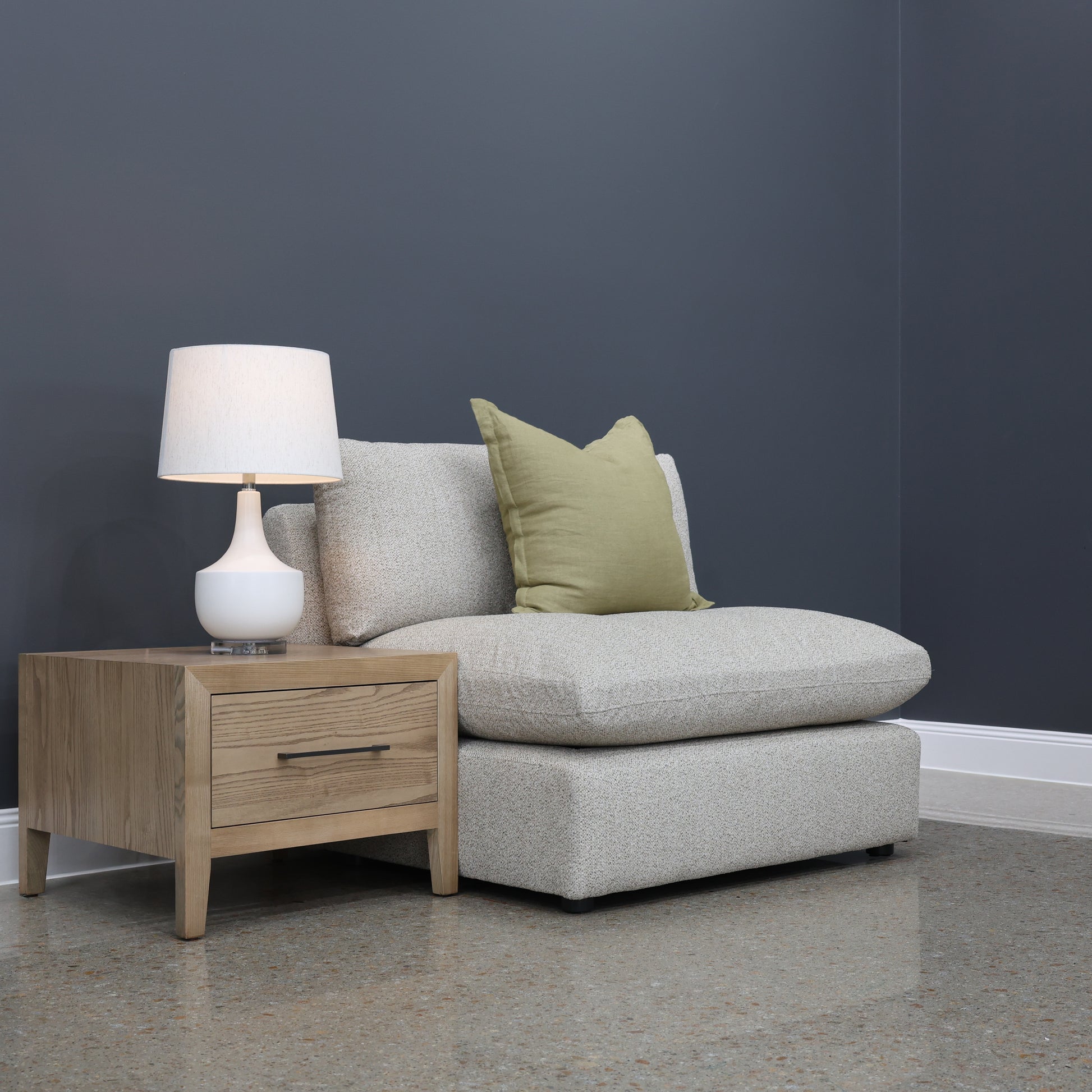 Richmond Armless Chair - Oatmeal