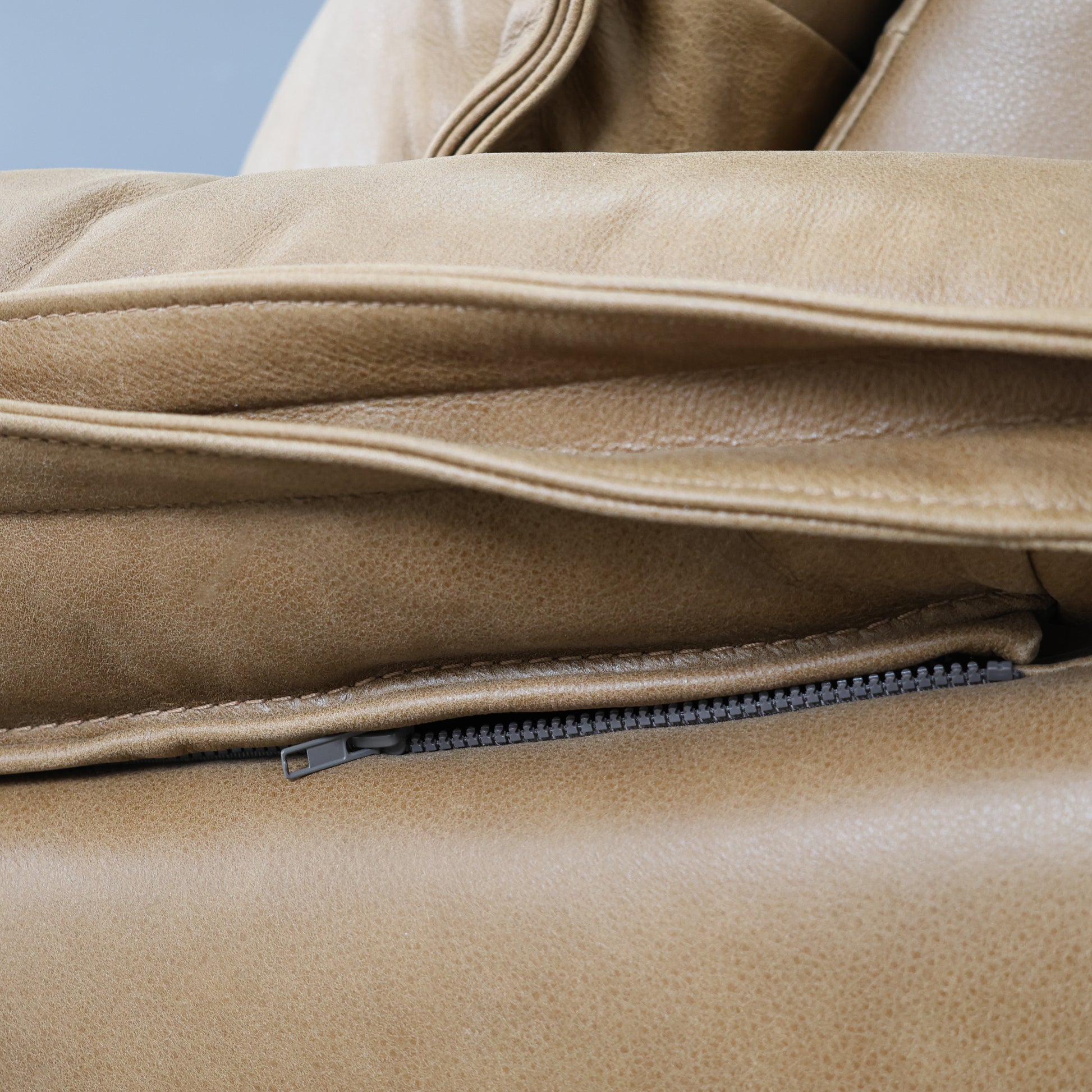 Portland Electric Reclining 3 Seater - Tan Leather