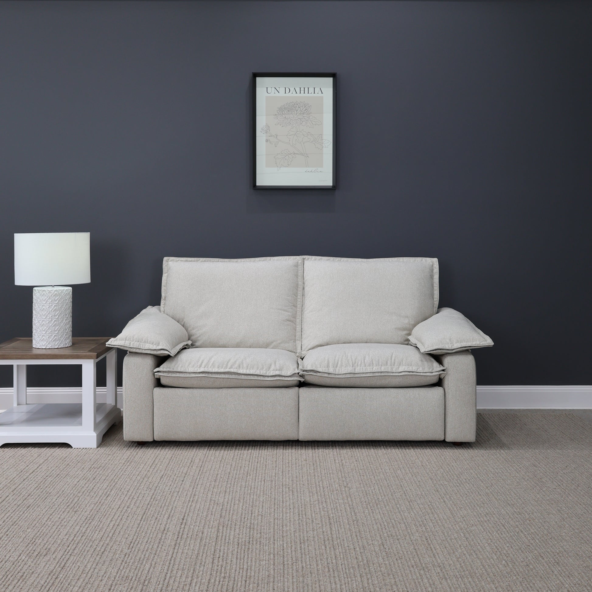 Portland Electric Reclining 2 Seater - Shell (Water Repellent Fabric)