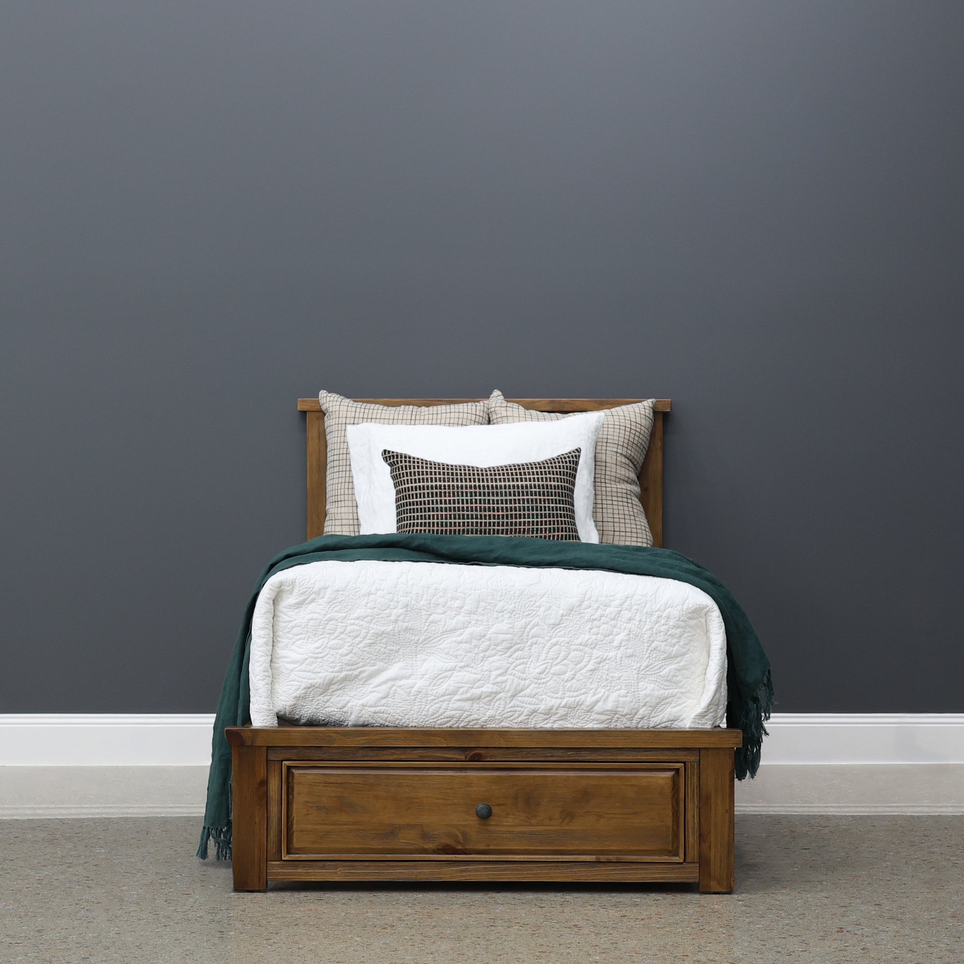 Leura Bed w/ Storage King Single