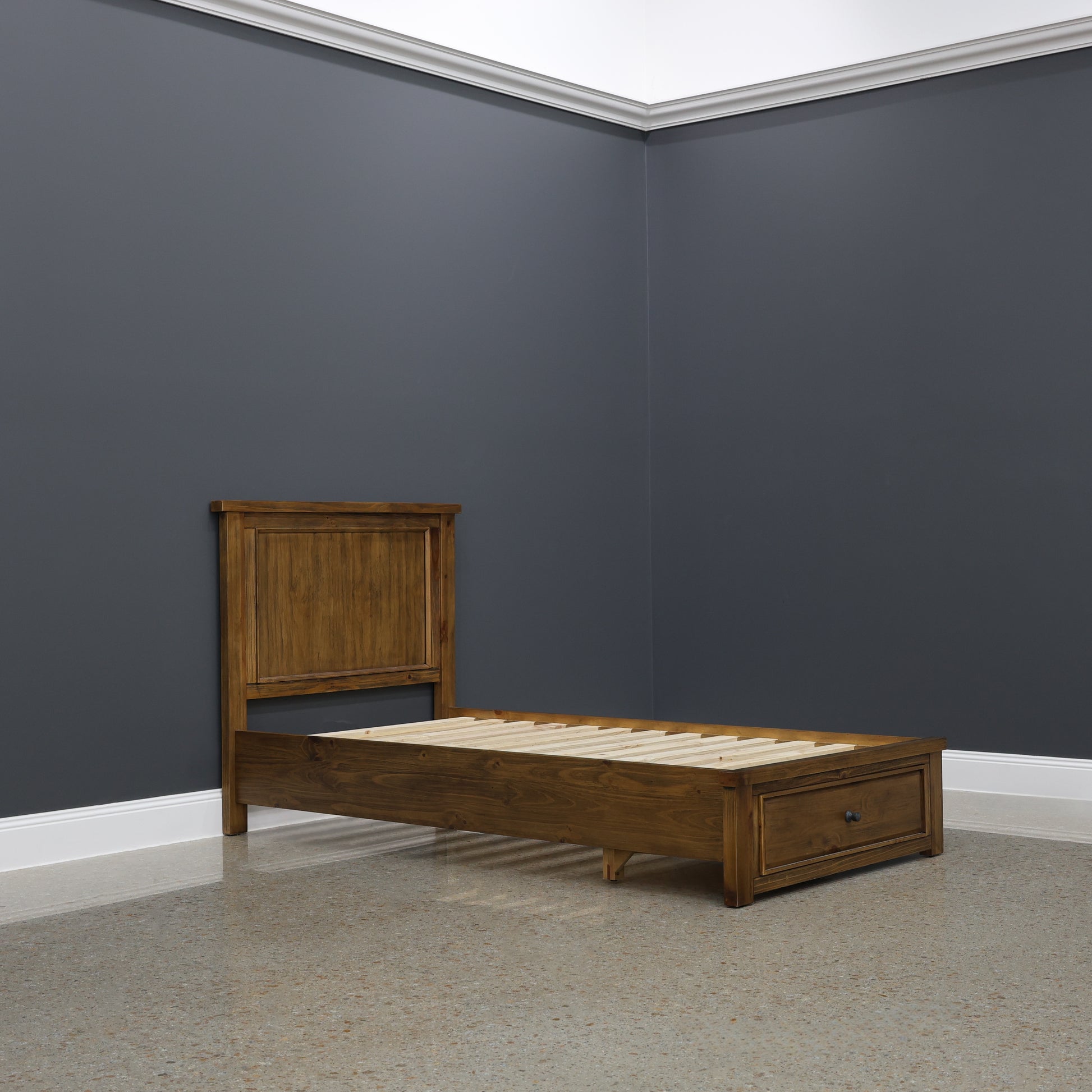 Leura Bed w/ Storage King Single
