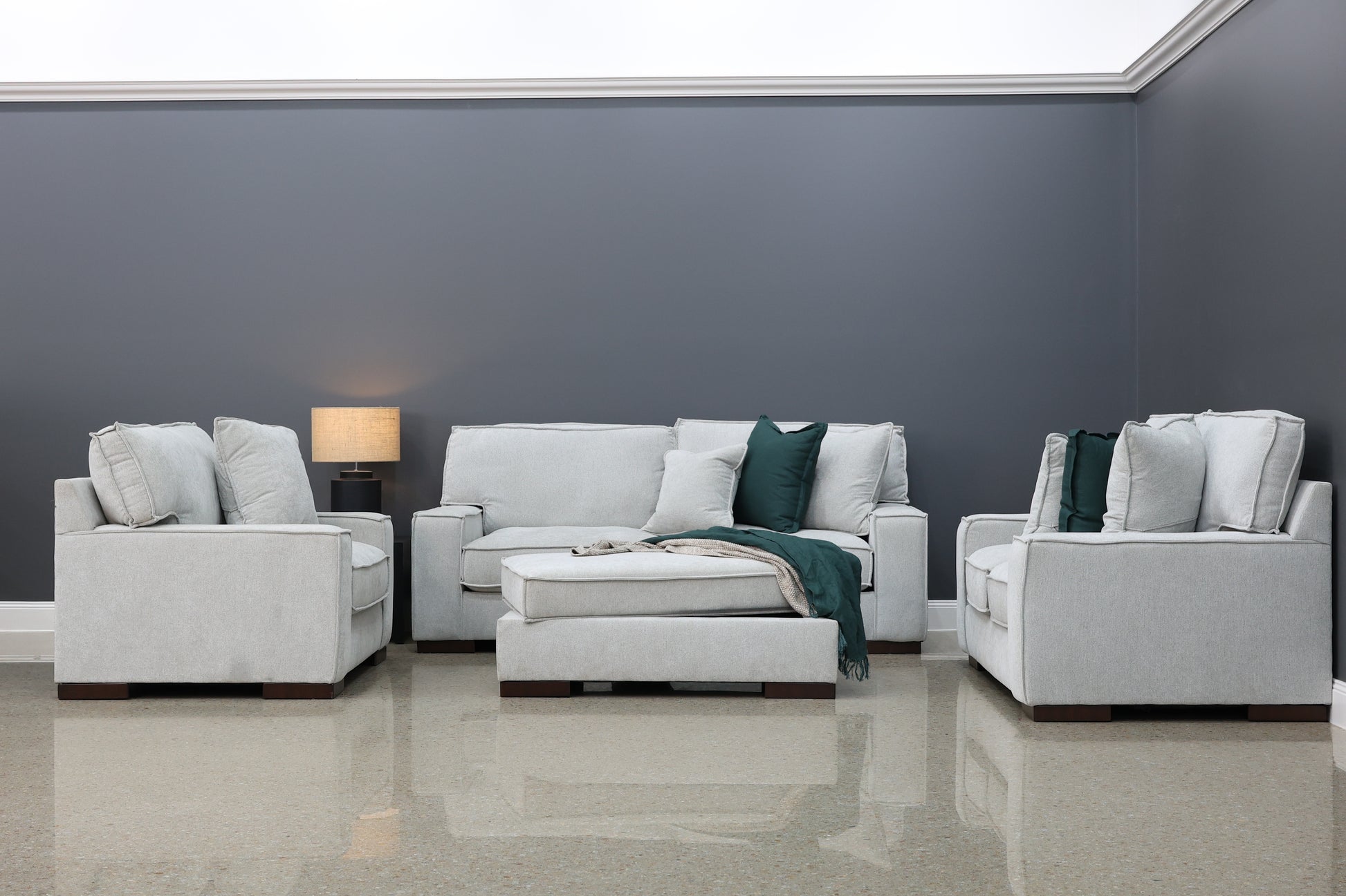 Gembrook Loveseat - Light Grey
