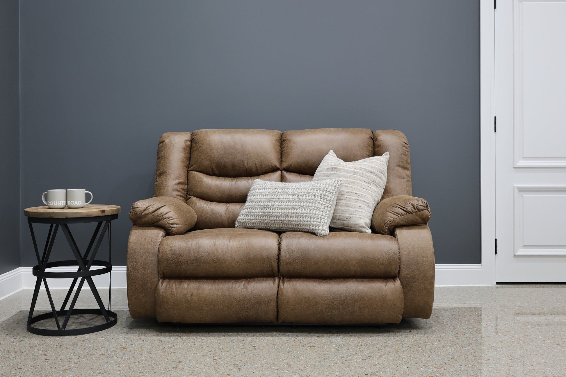 Werribee Electric Reclining Loveseat - Tan