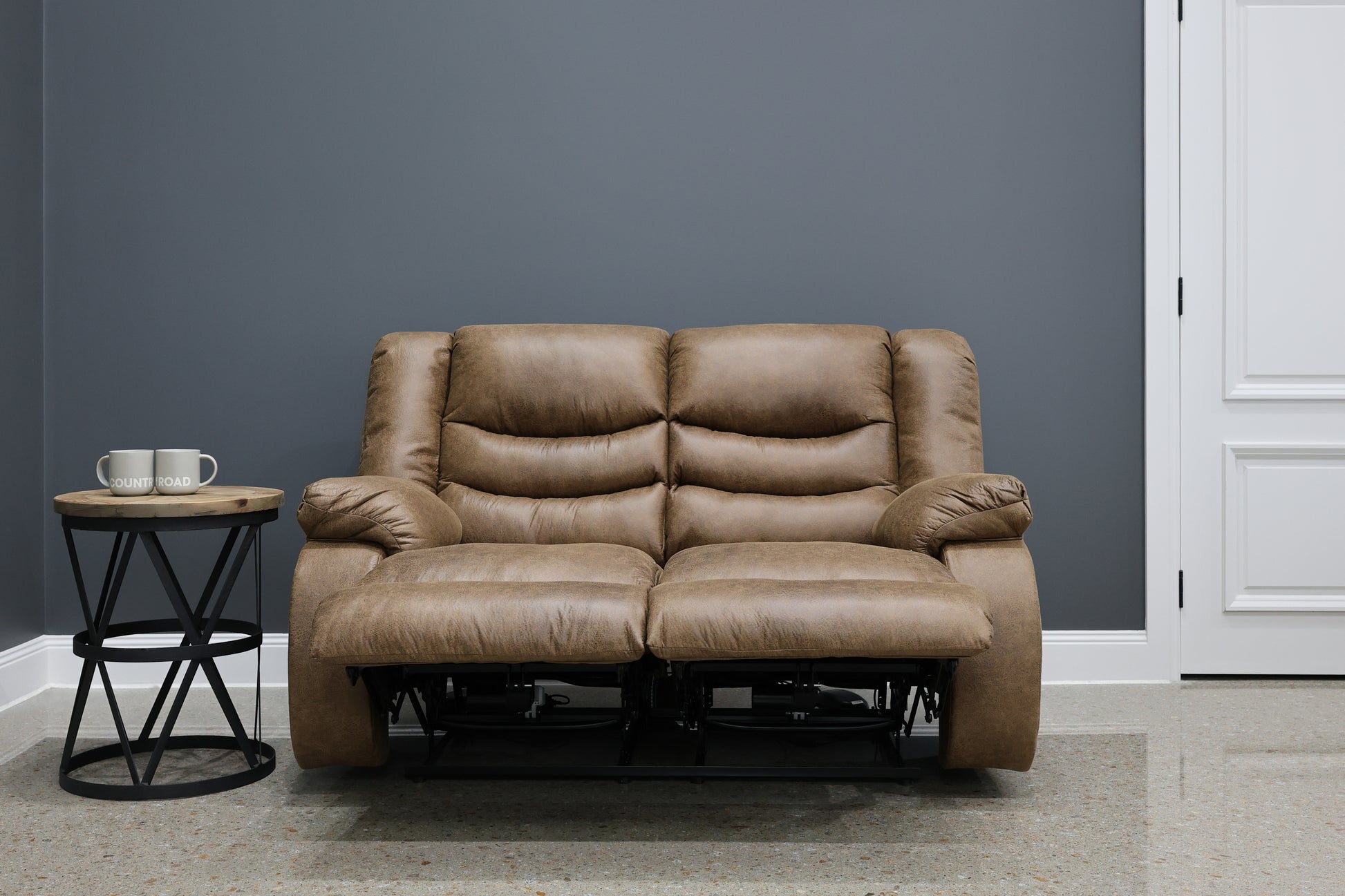 Werribee Electric Reclining Loveseat - Tan