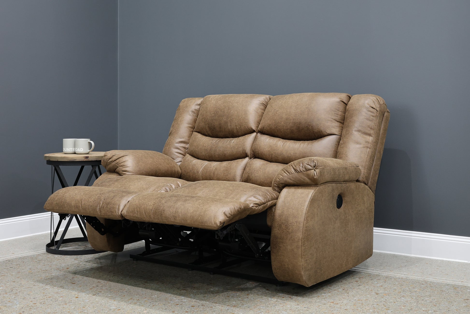 Werribee Electric Reclining Loveseat - Tan