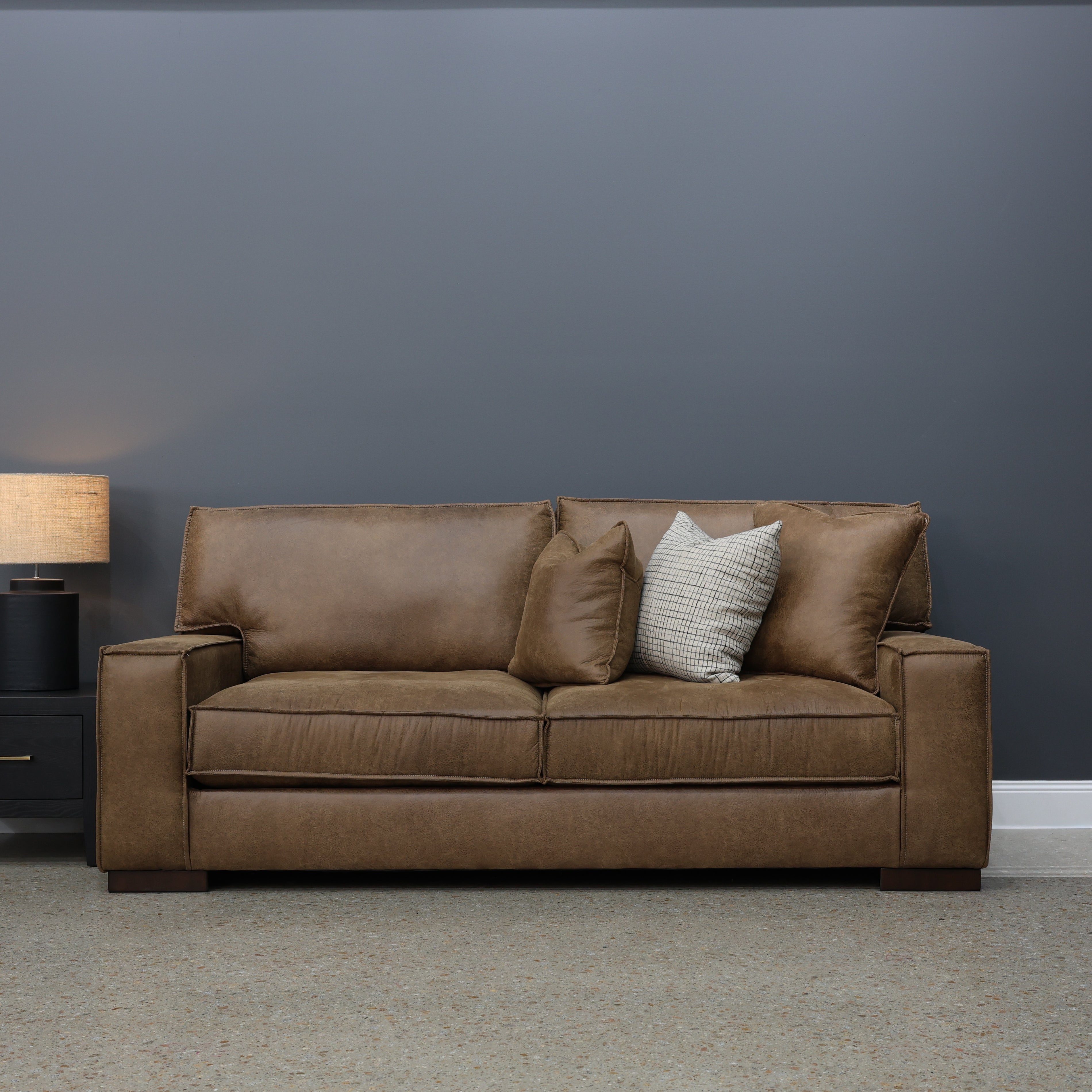 Gembrook Sofa - Tan Leather Air