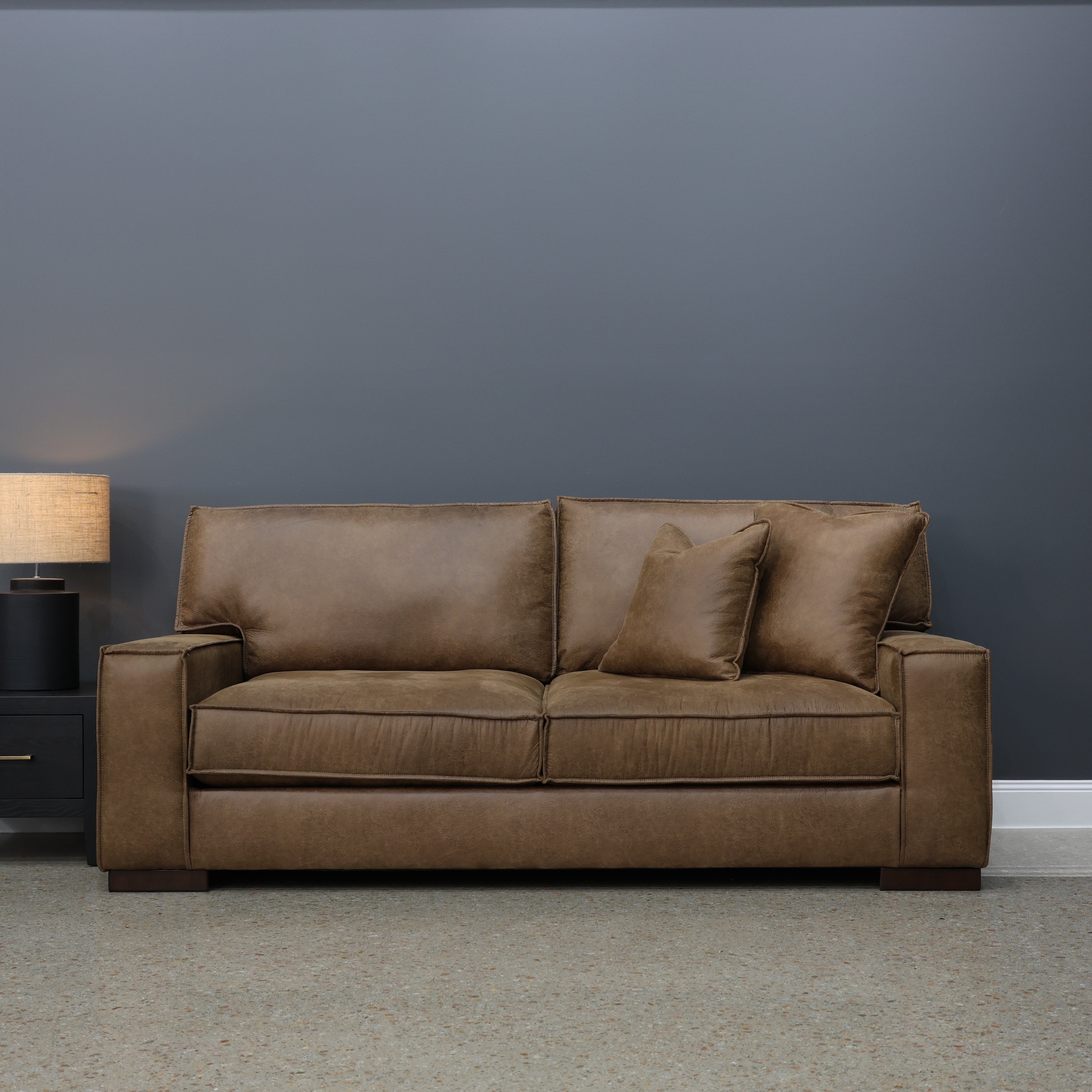Gembrook Sofa - Tan Leather Air