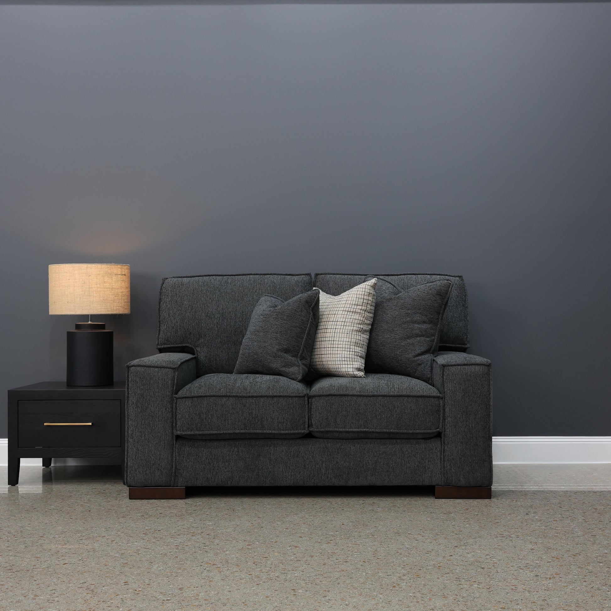 Gembrook Loveseat - Dark Grey