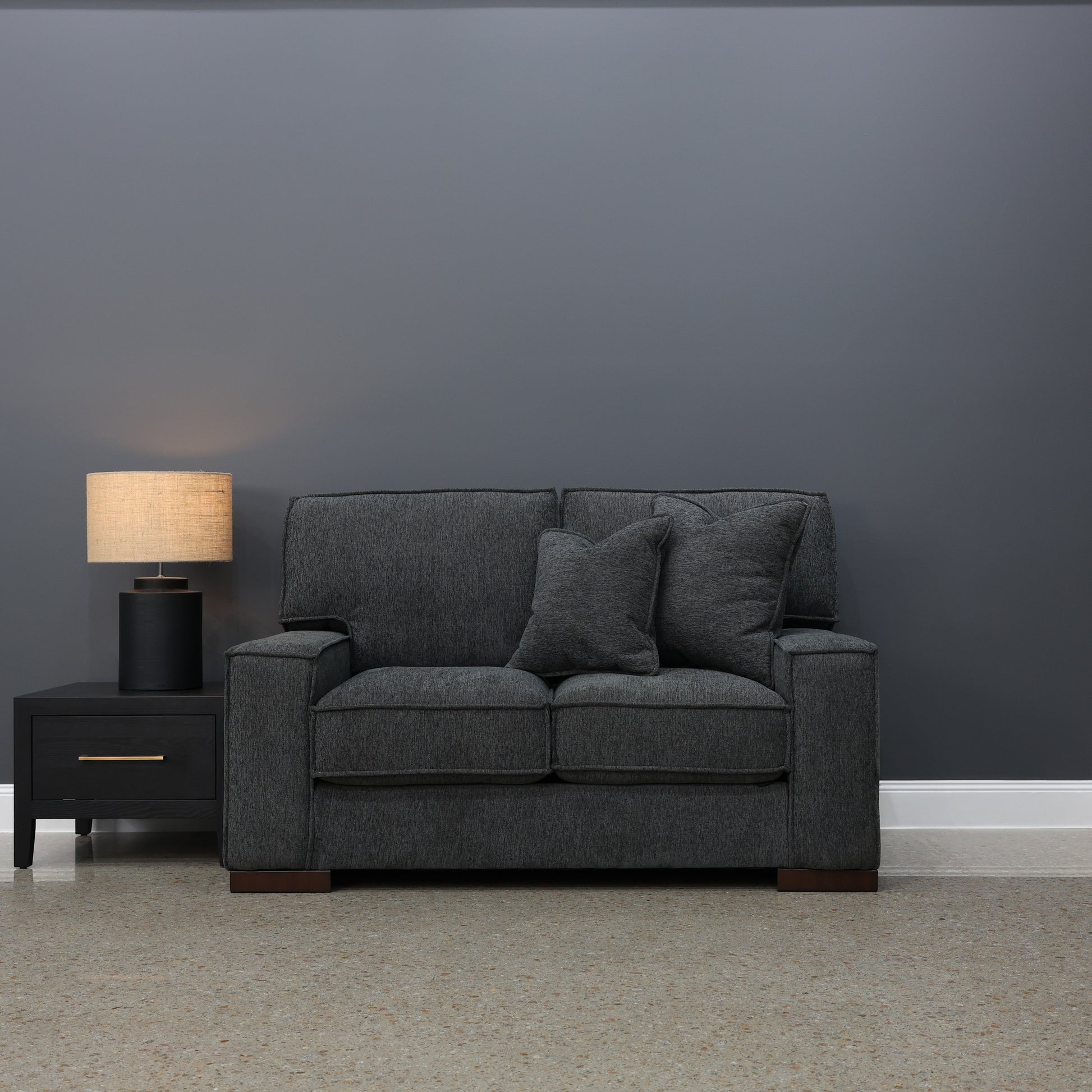 Gembrook Loveseat - Dark Grey