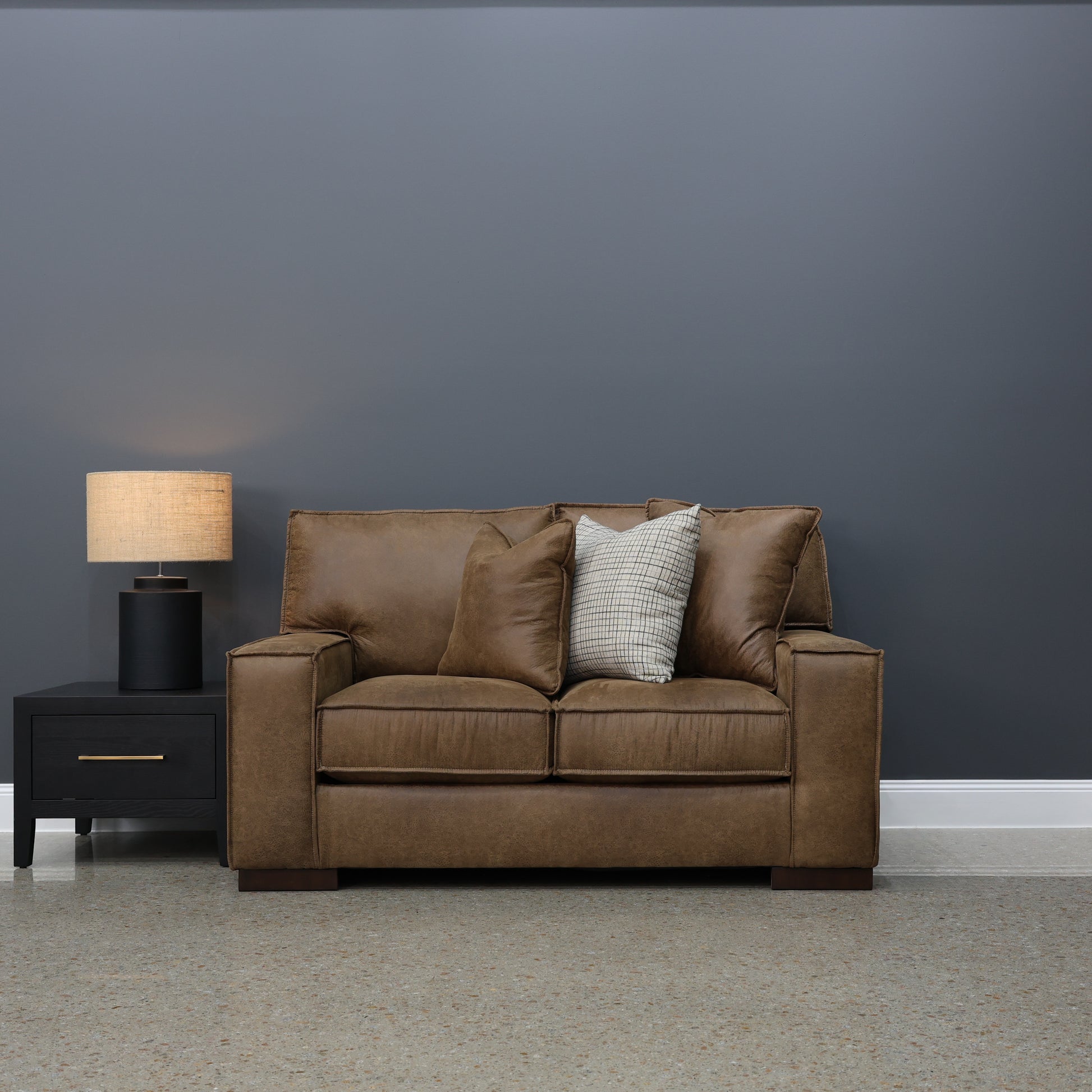 Gembrook Loveseat - Tan Leather Air