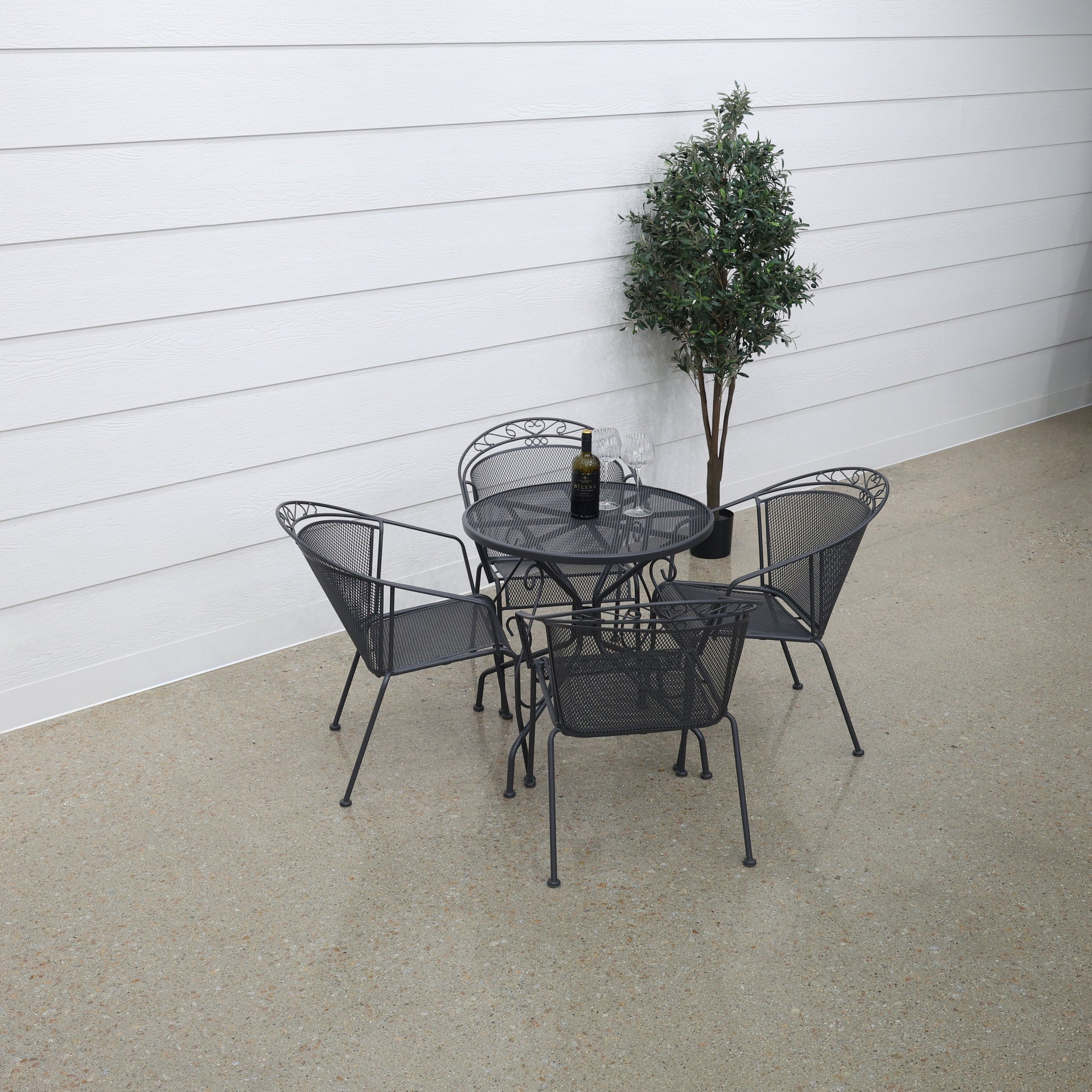 Outback Steel Round Table 75cm