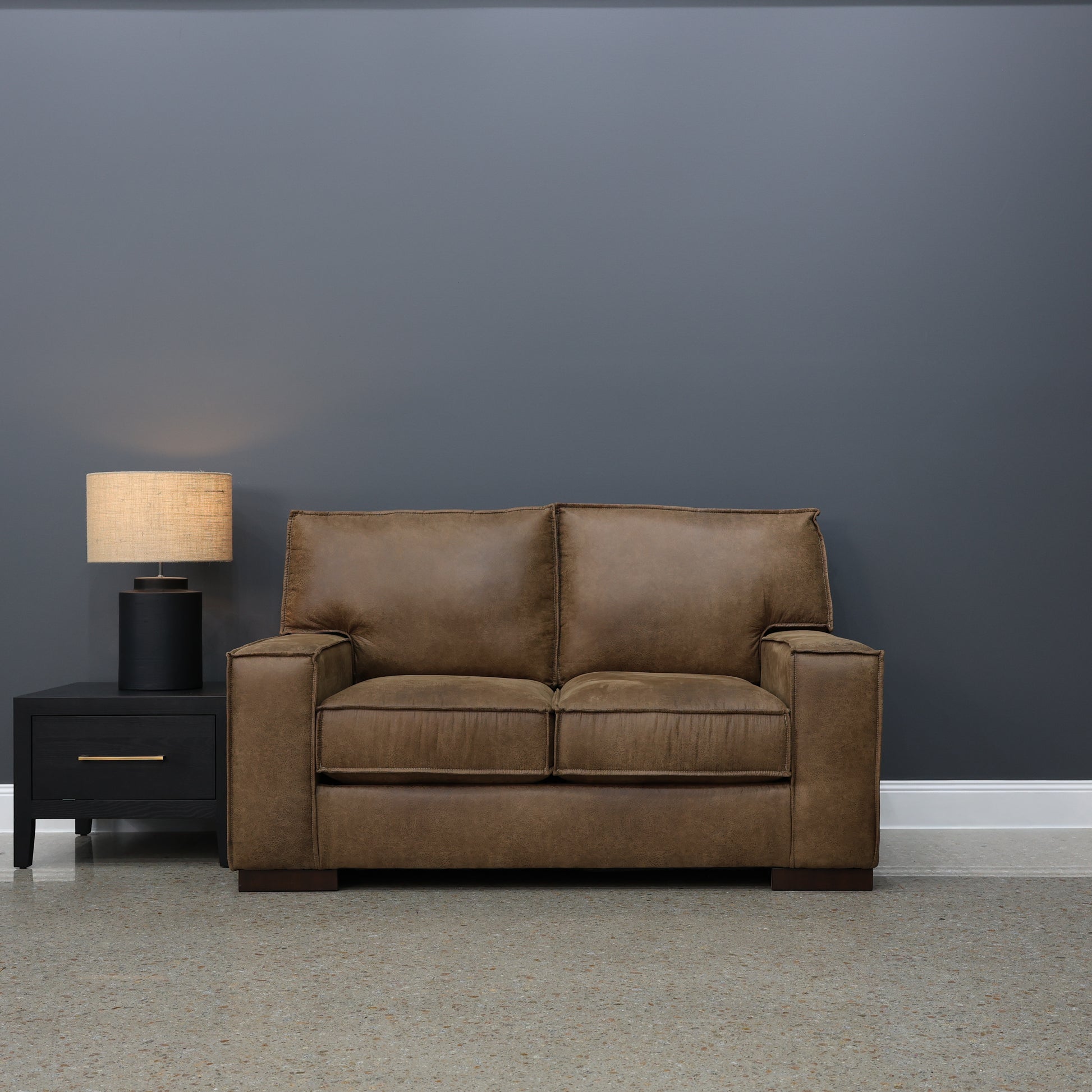 Gembrook Loveseat - Tan Leather Air