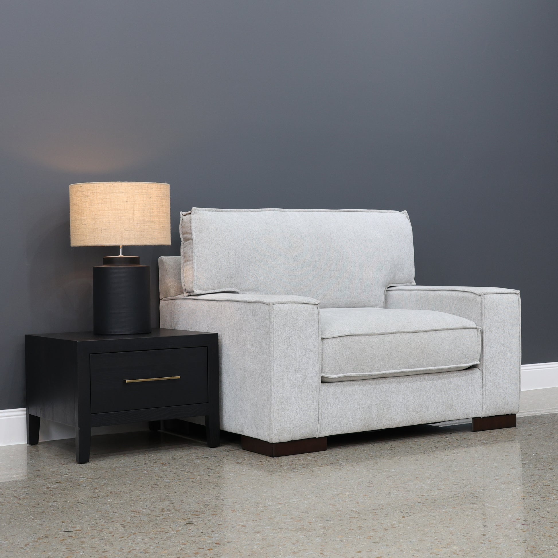 Gembrook Chair and a Half - Light Grey