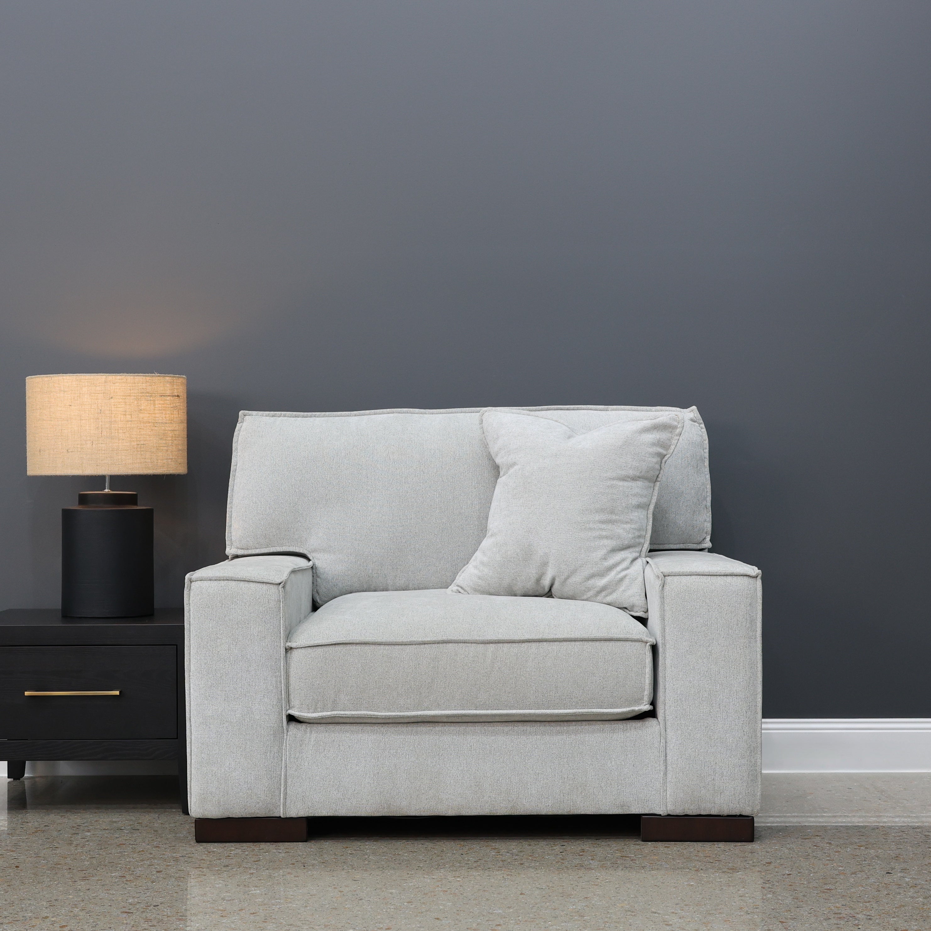 Gembrook Chair and a Half - Light Grey