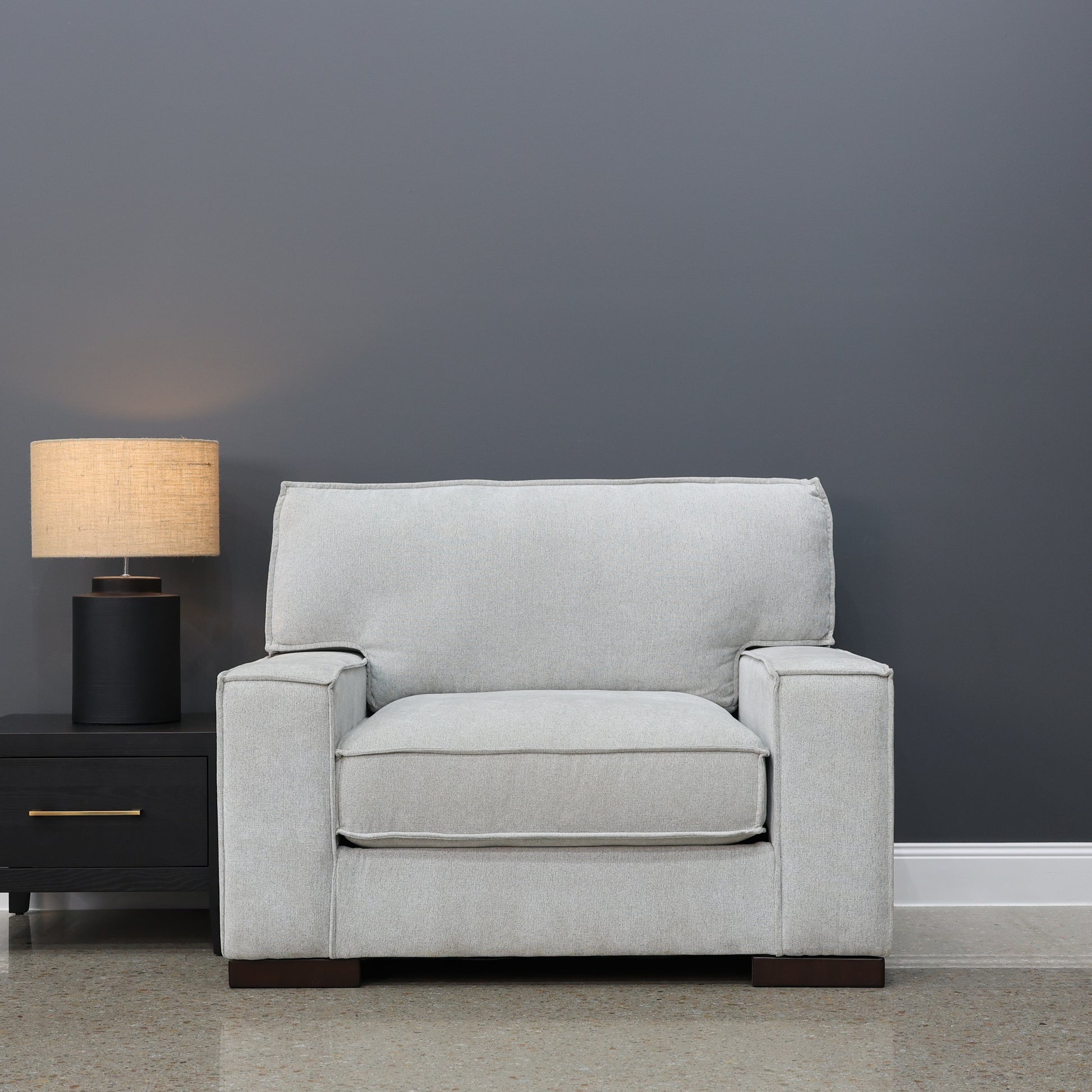 Gembrook Chair and a Half - Light Grey