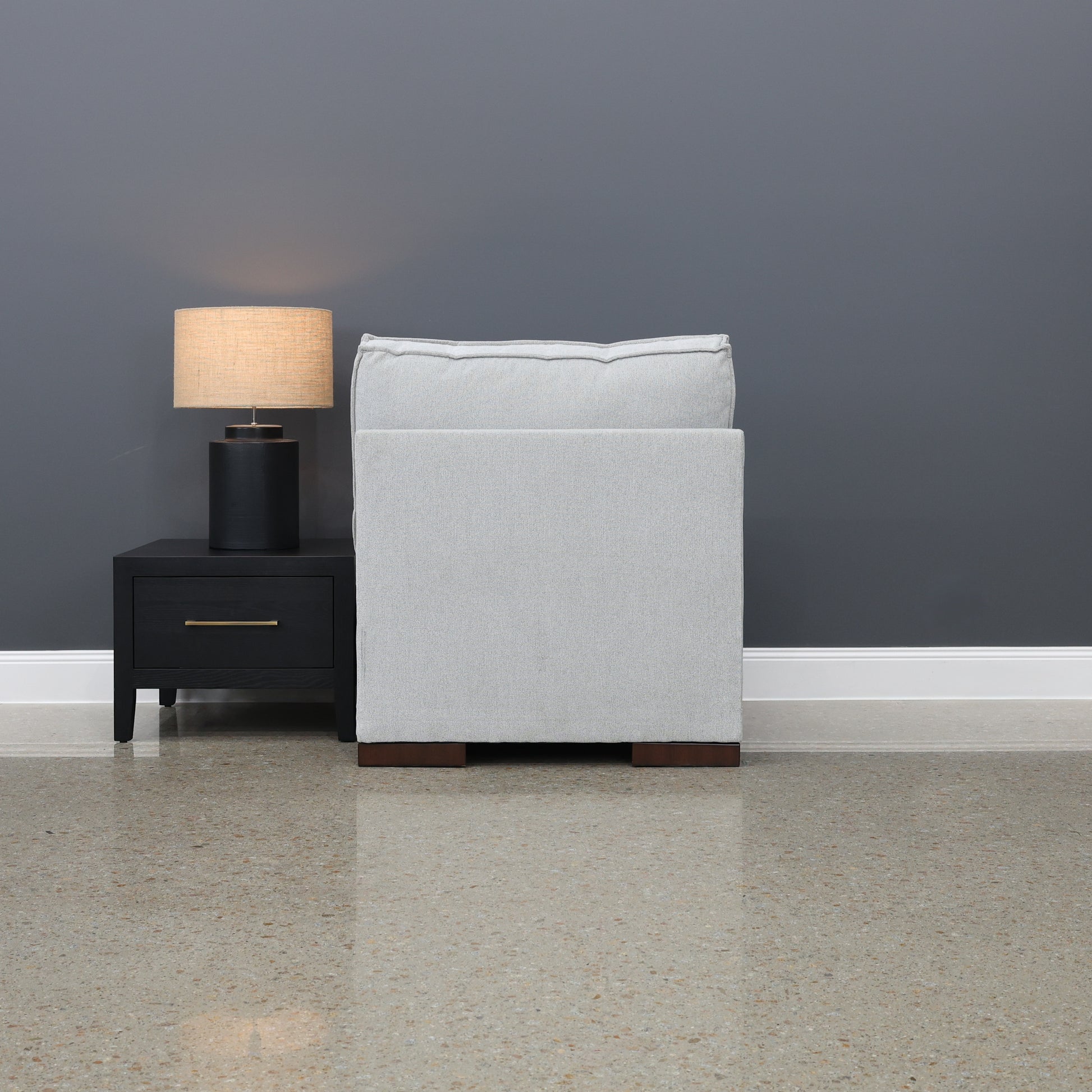 Gembrook Armless Chair - Light Grey