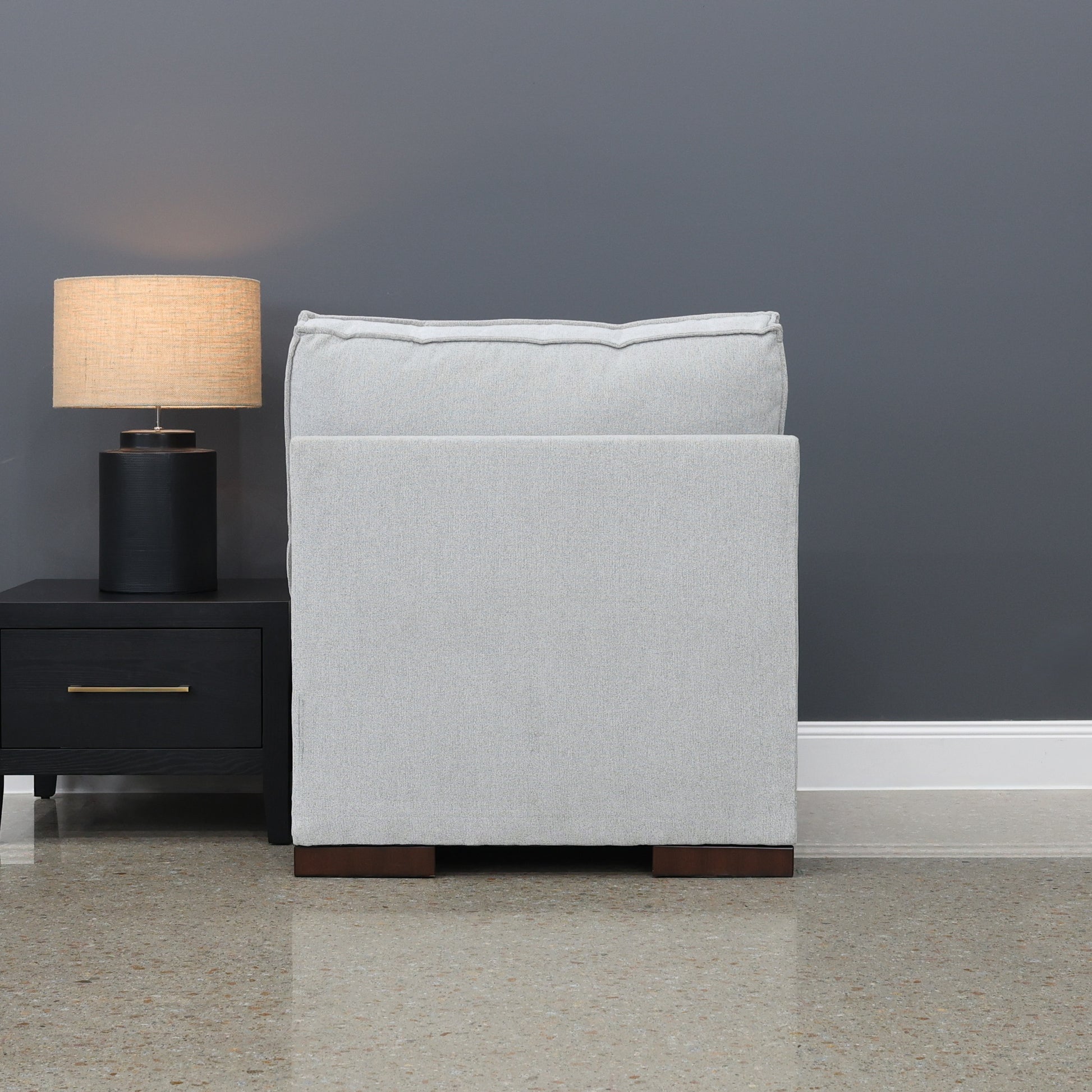 Gembrook Armless Chair - Light Grey