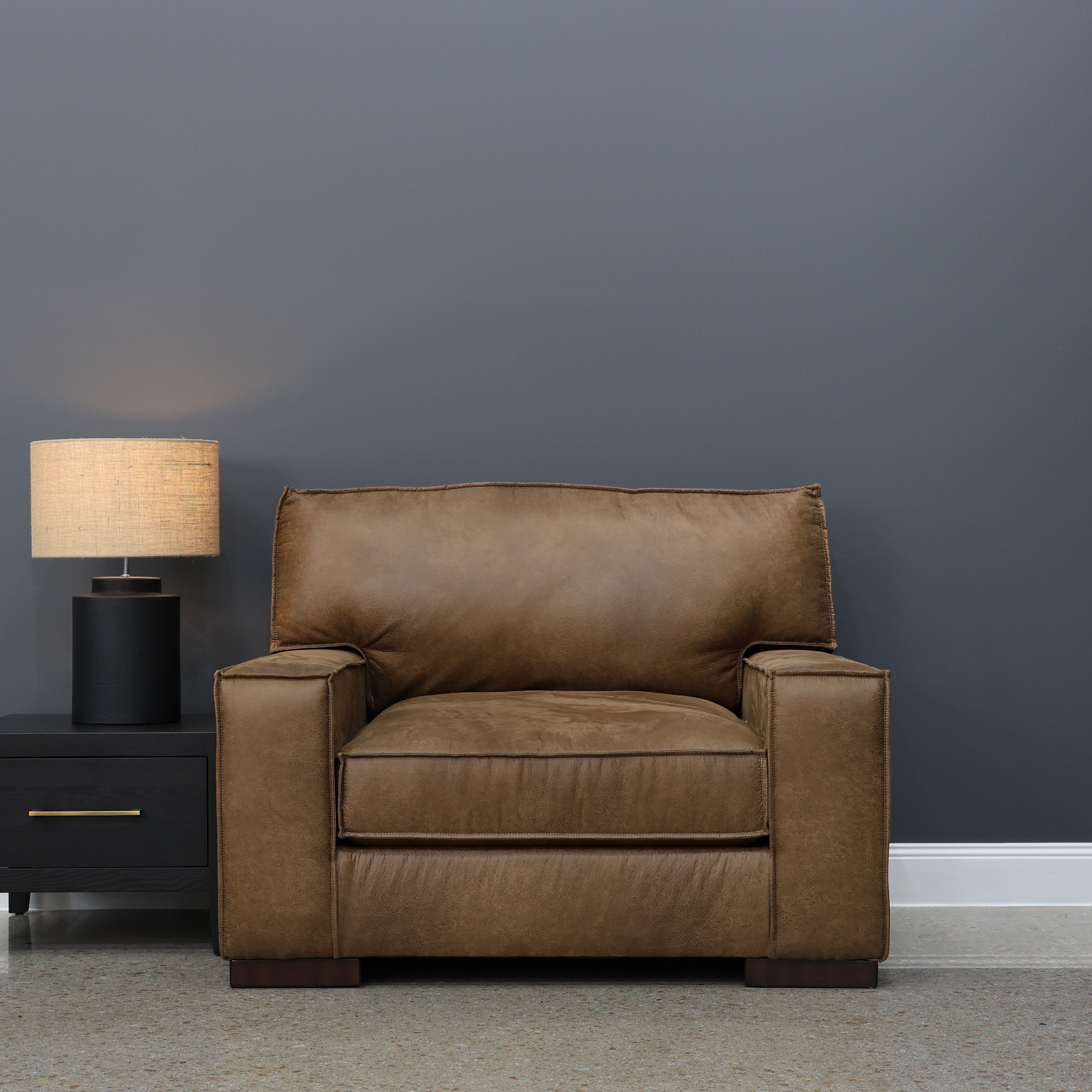 Gembrook Chair And A Half - Tan Leather Air
