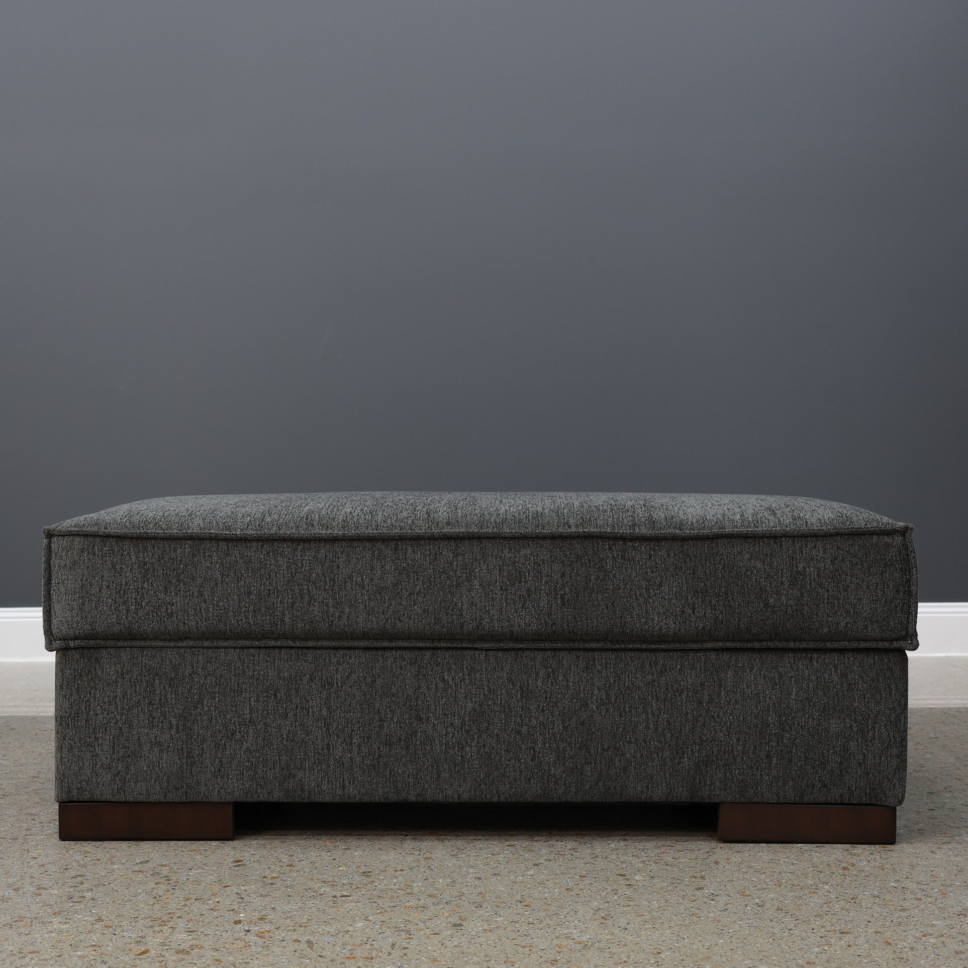 Gembrook Ottoman w/ Storage - Dark Grey