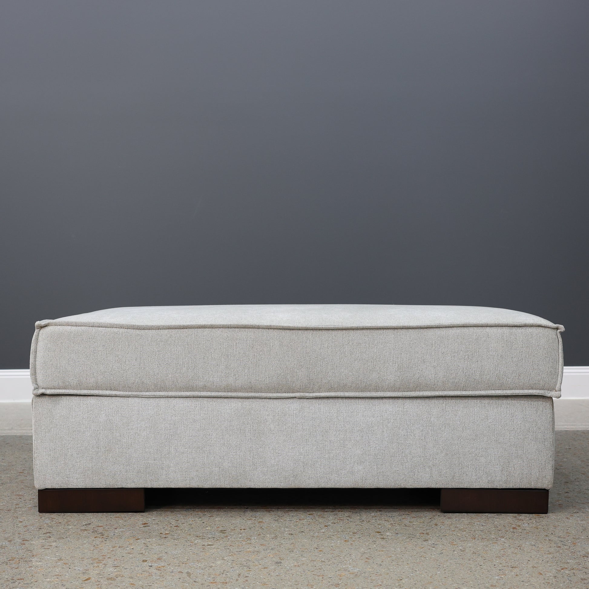Gembrook Ottoman w/ Storage - Light Grey