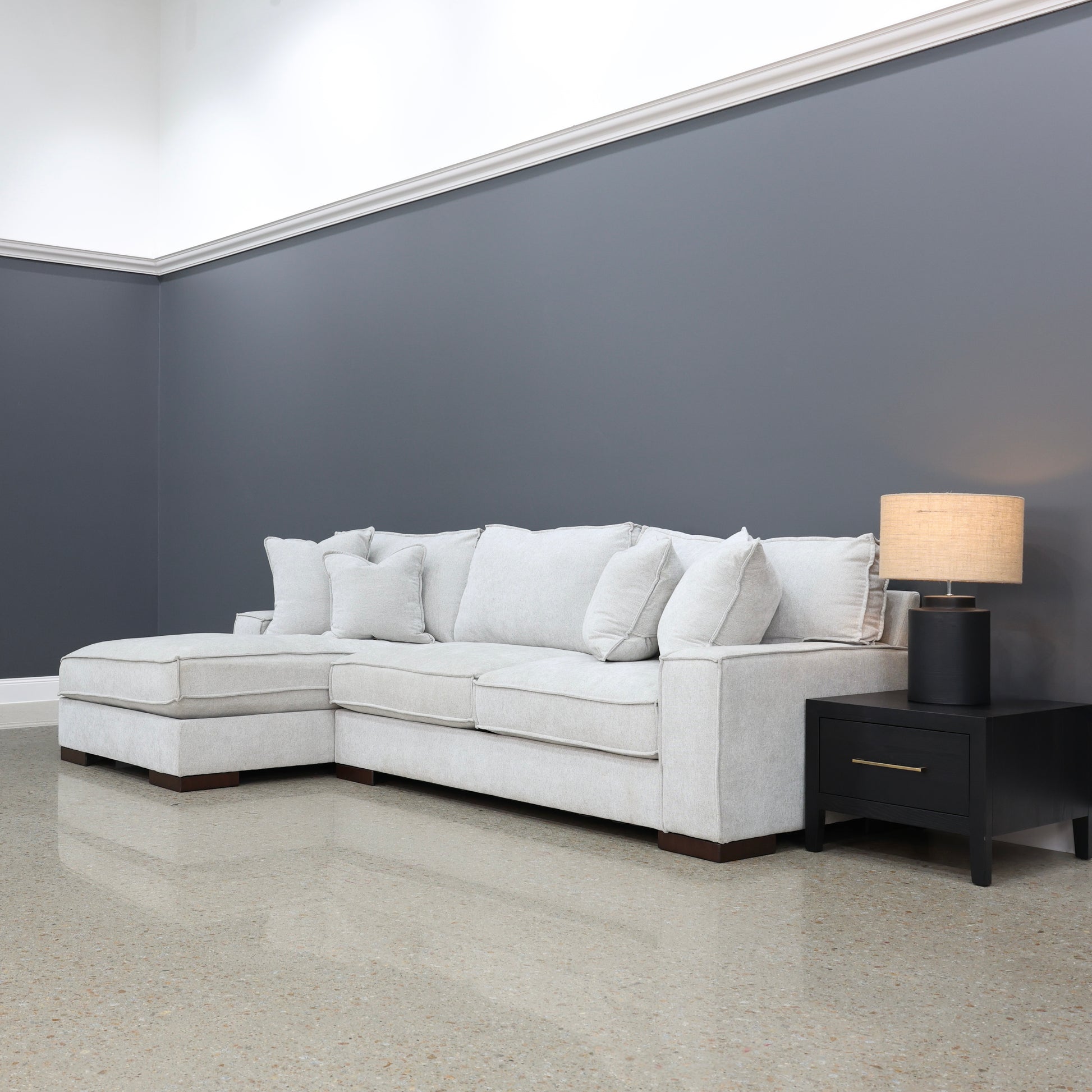 Gembrook LHF Sofa Chaise - Light Grey