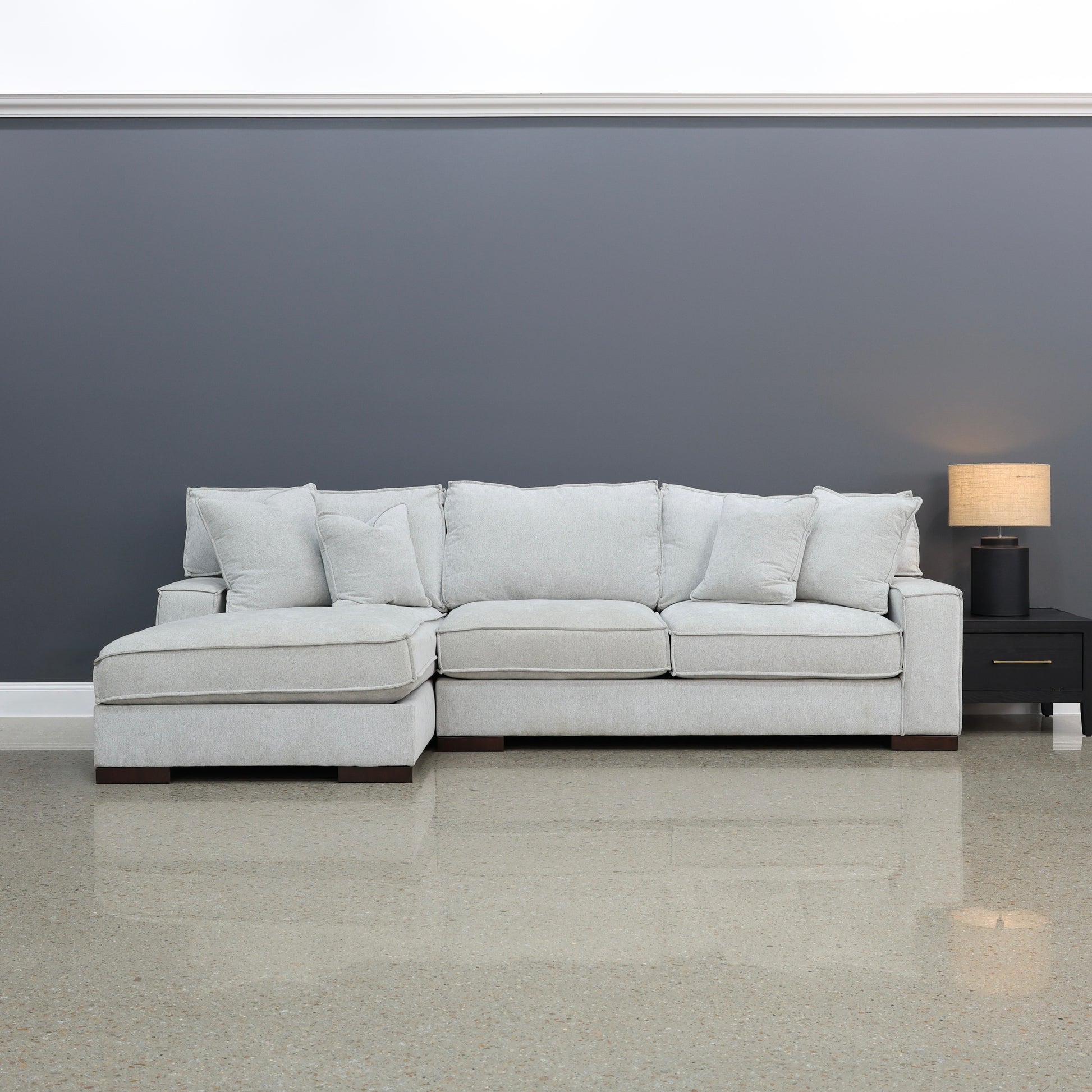 Gembrook LHF Sofa Chaise - Light Grey