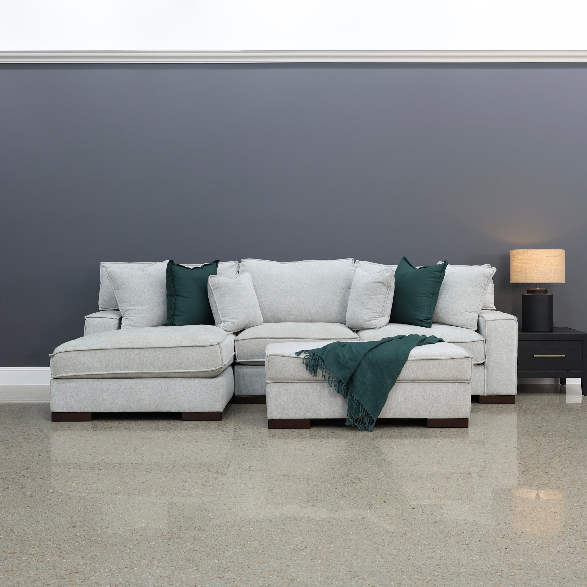 Gembrook LHF Sofa Chaise - Light Grey