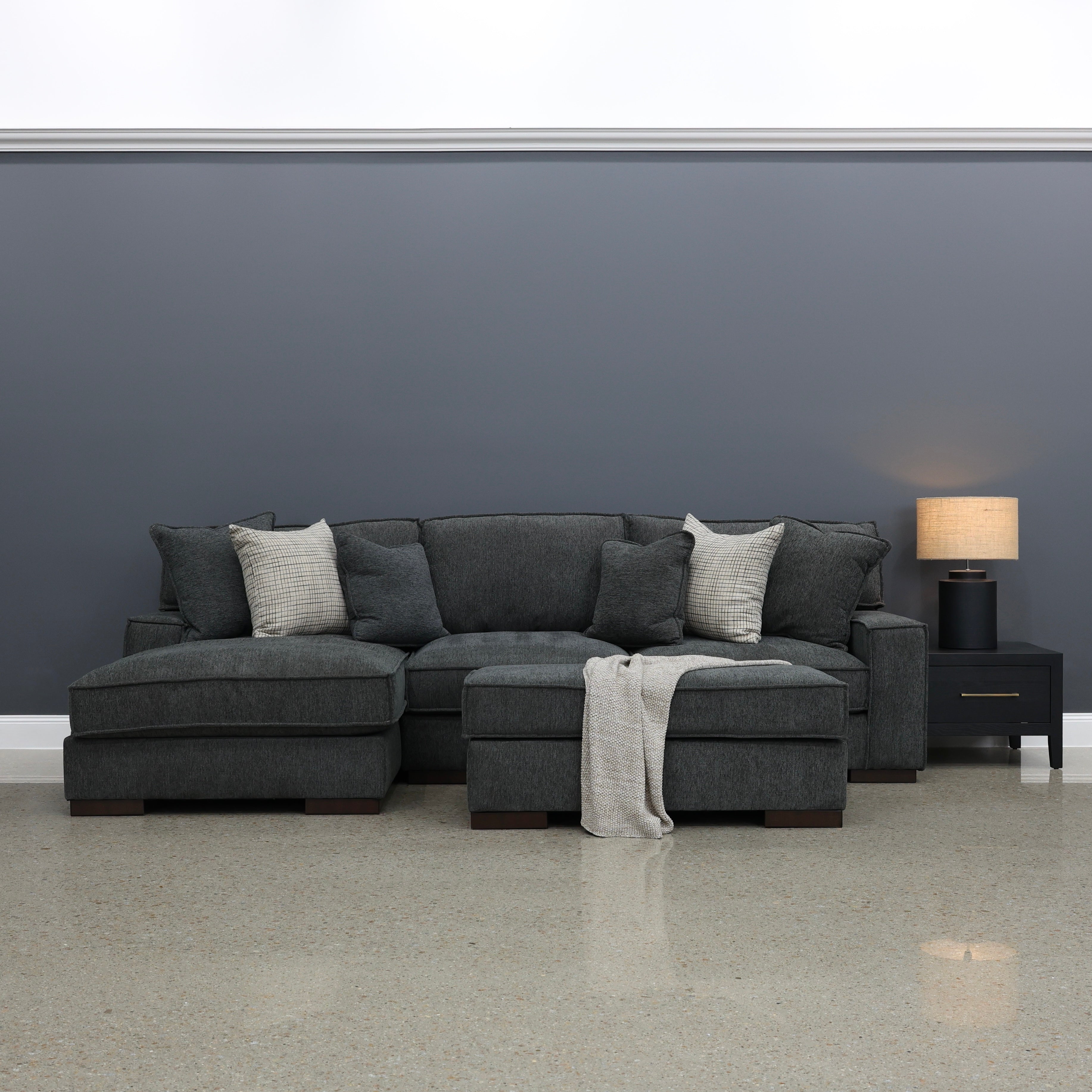 Gembrook LHF Sofa Chaise - Dark Grey