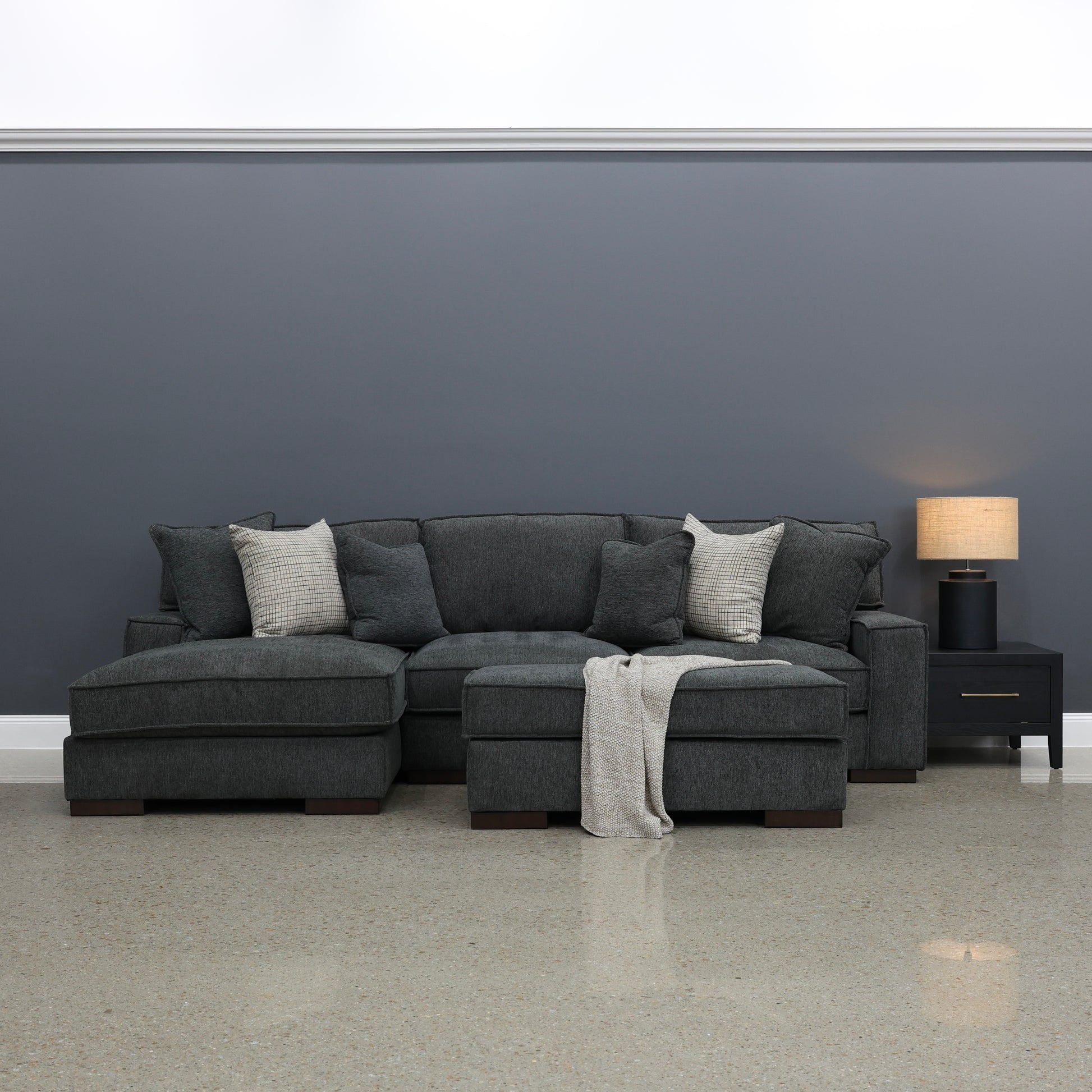 Gembrook LHF Sofa Chaise - Dark Grey