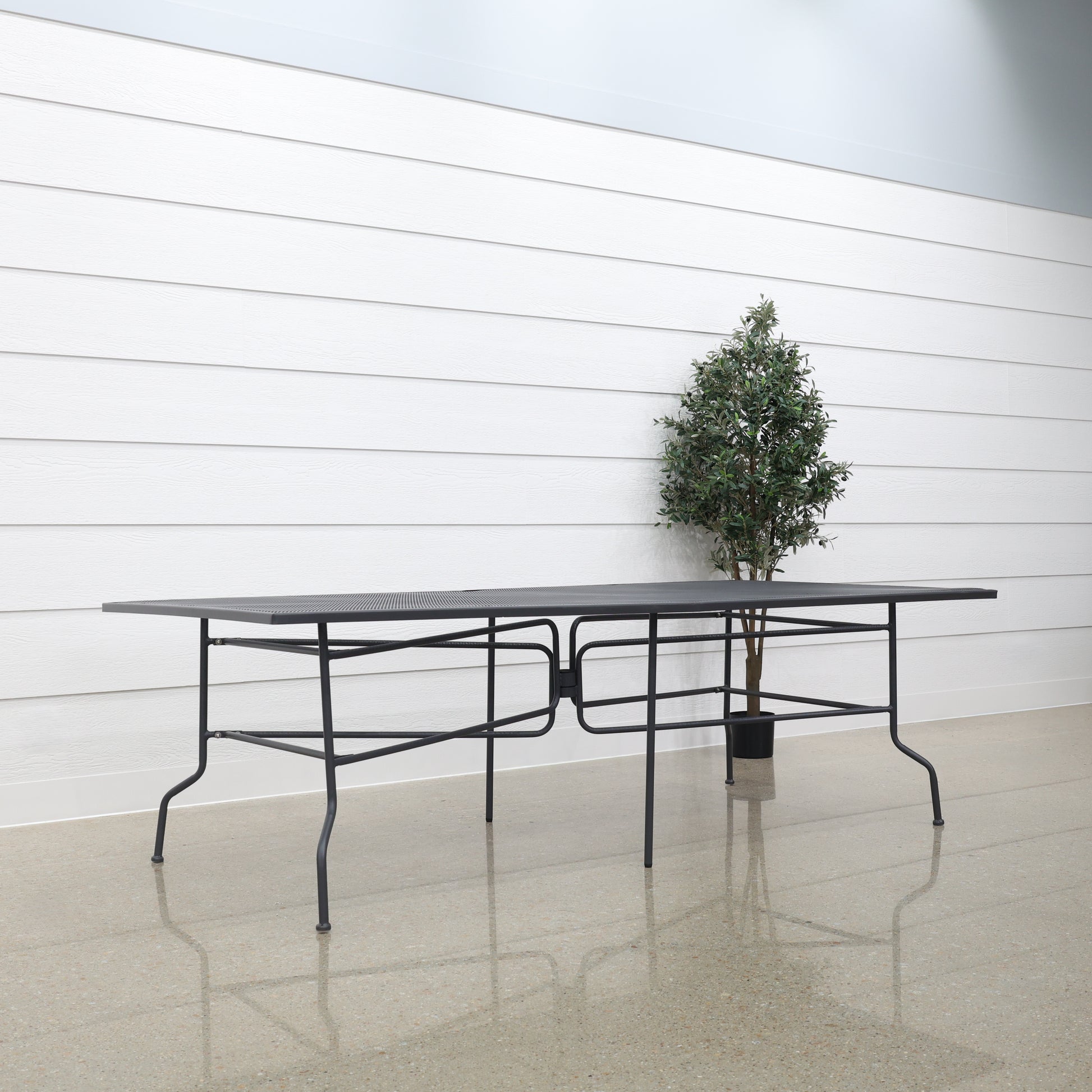 Outback Steel Rectangular Table 204cm