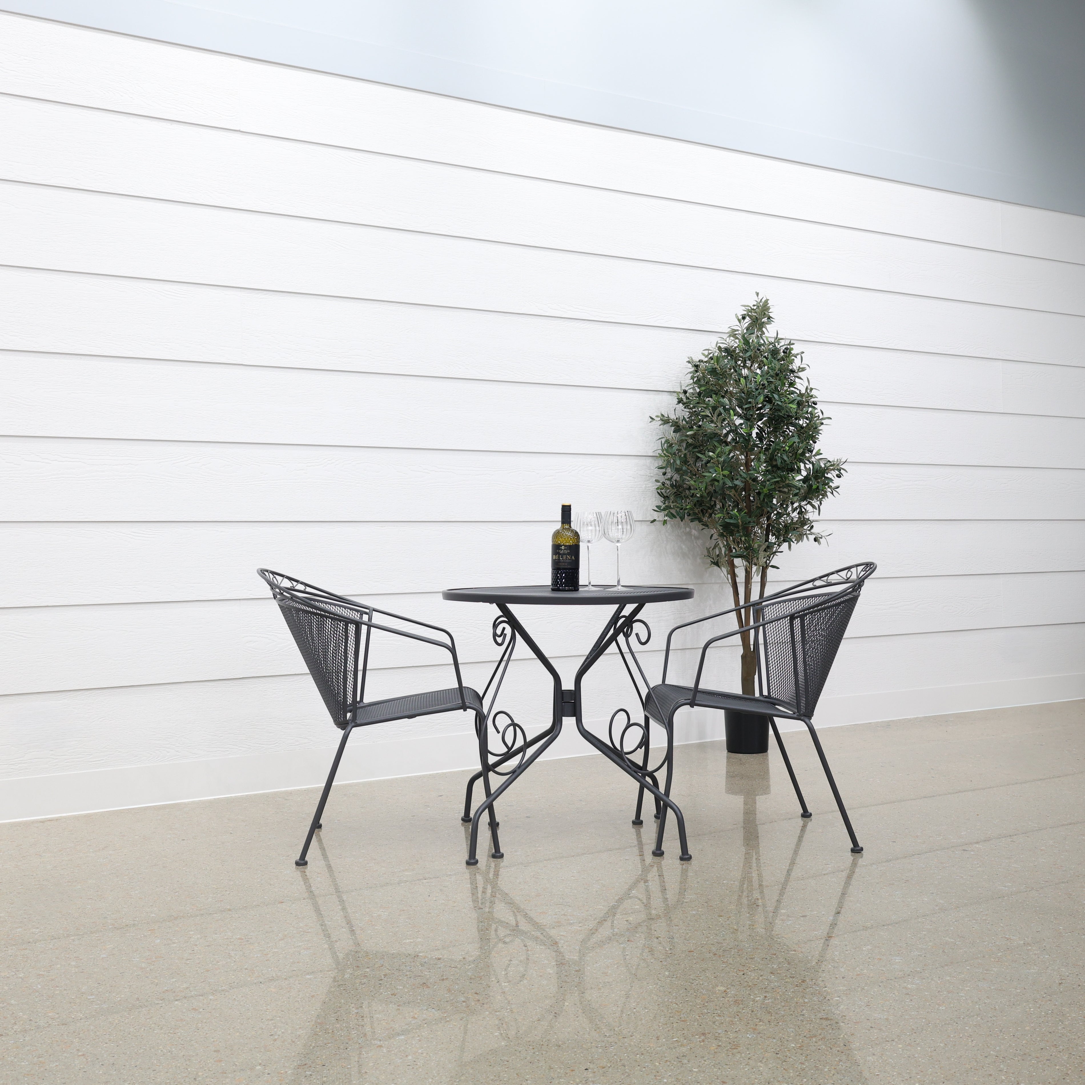 Outback Steel Round Table 75cm