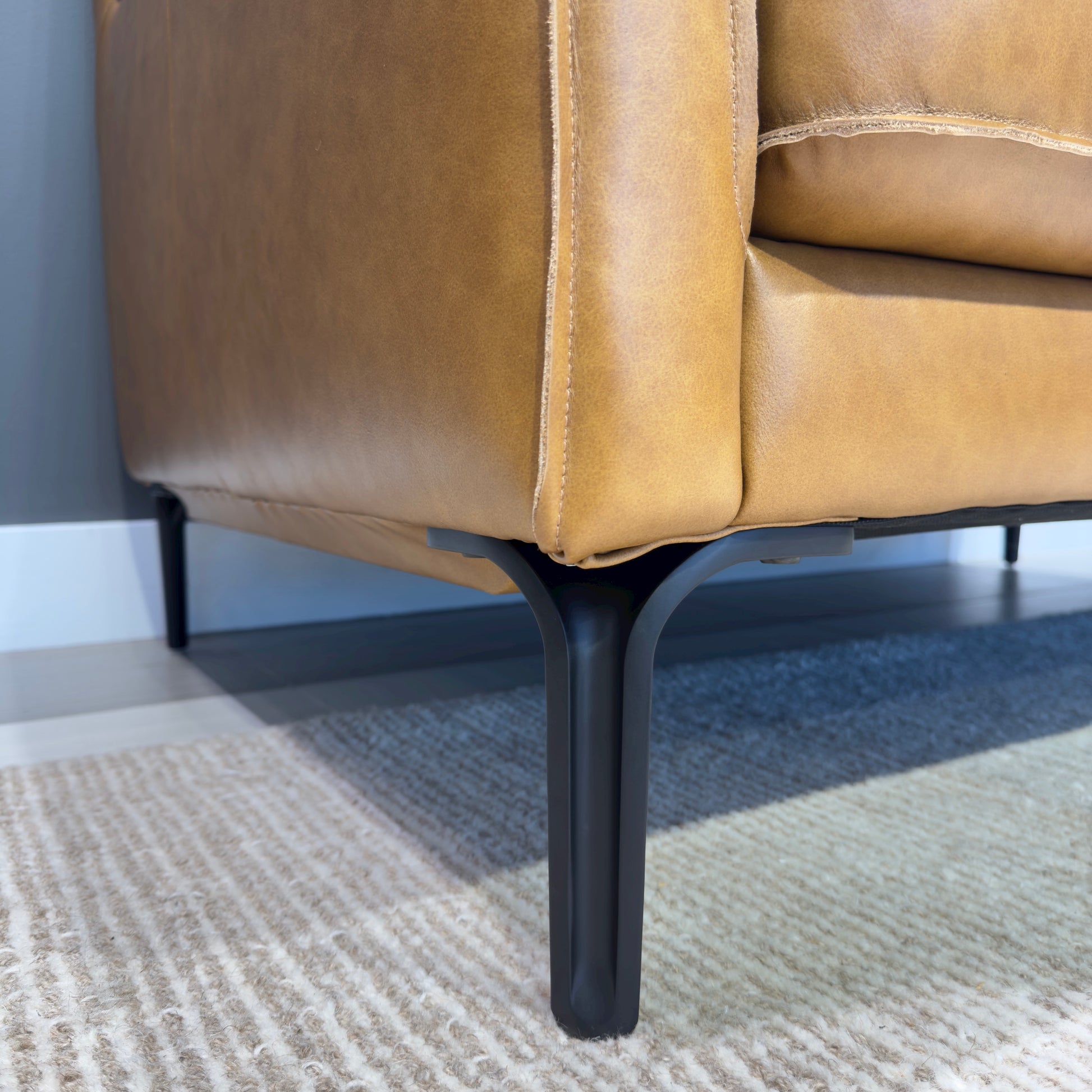 Mossman Armchair - Tan Leather