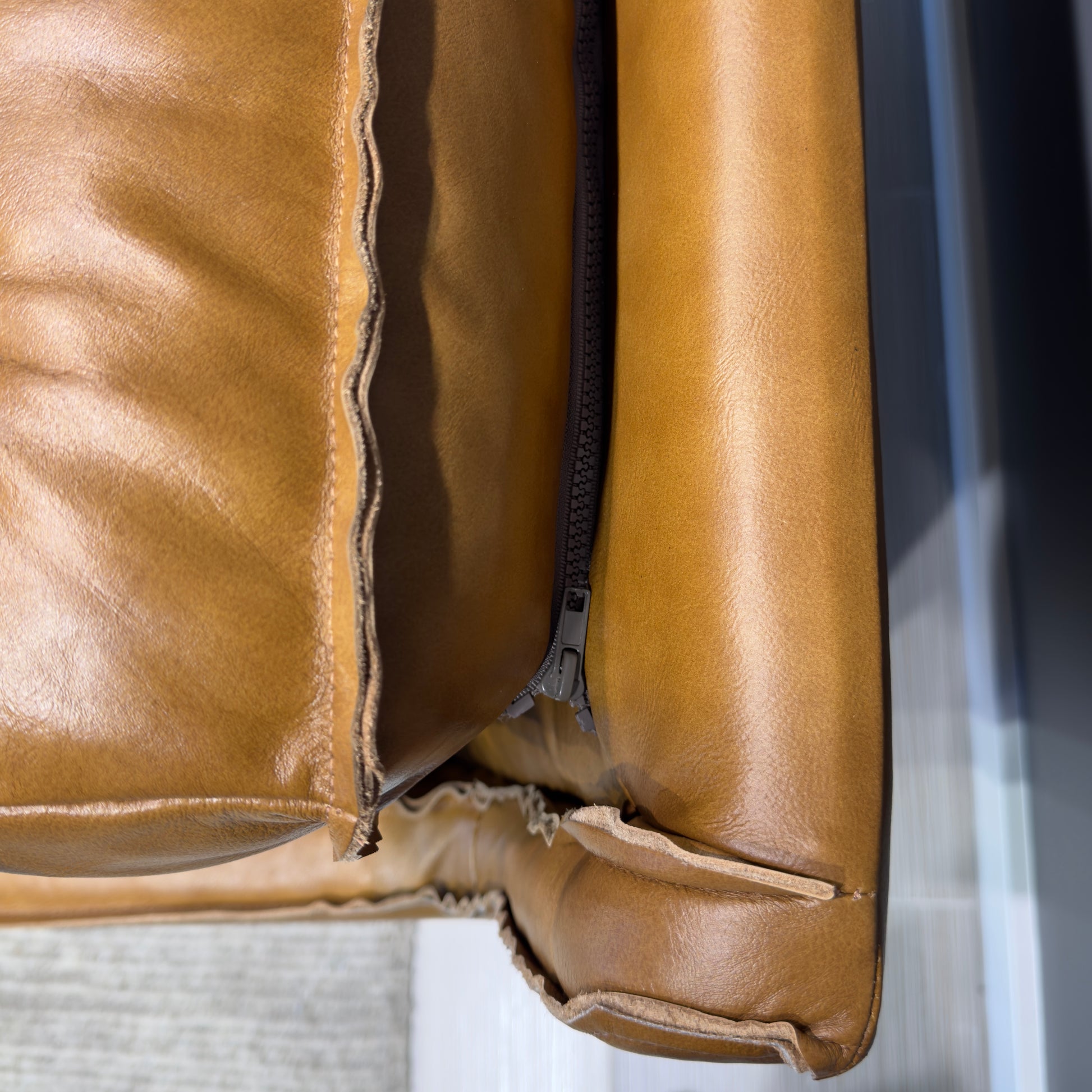 Mossman Armchair - Tan Leather