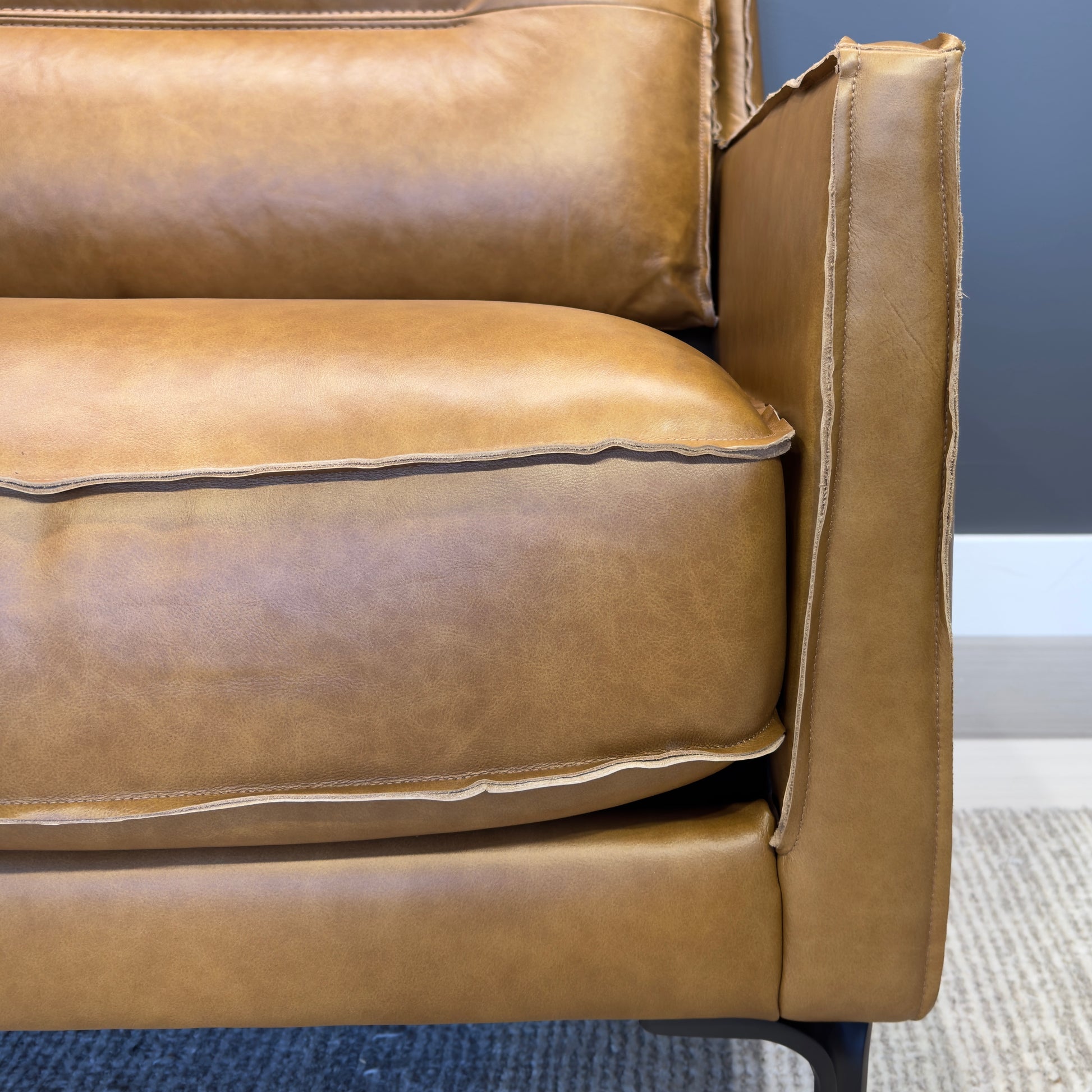 Mossman Armchair - Tan Leather