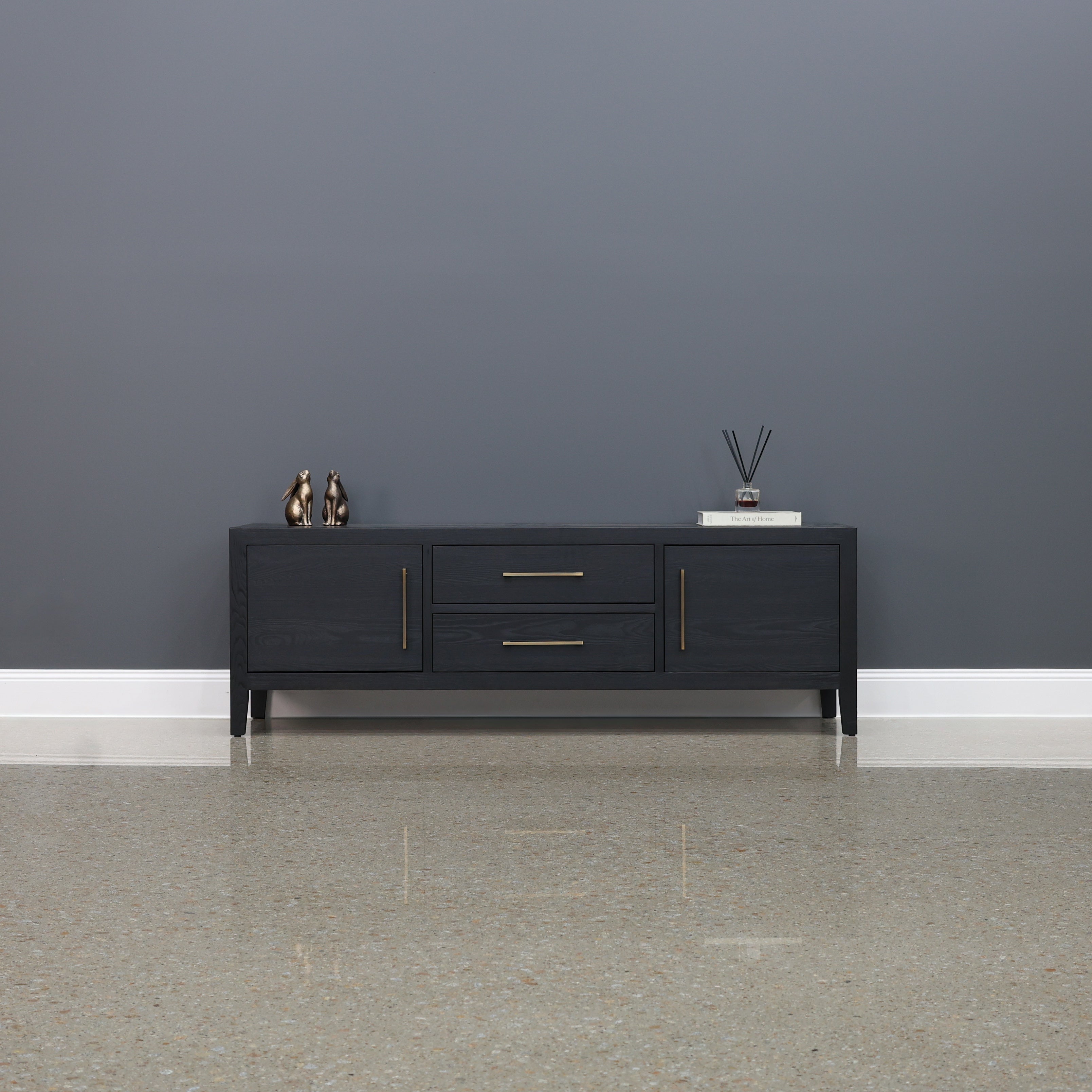 Elizabeth TV Unit 180cm L - Black