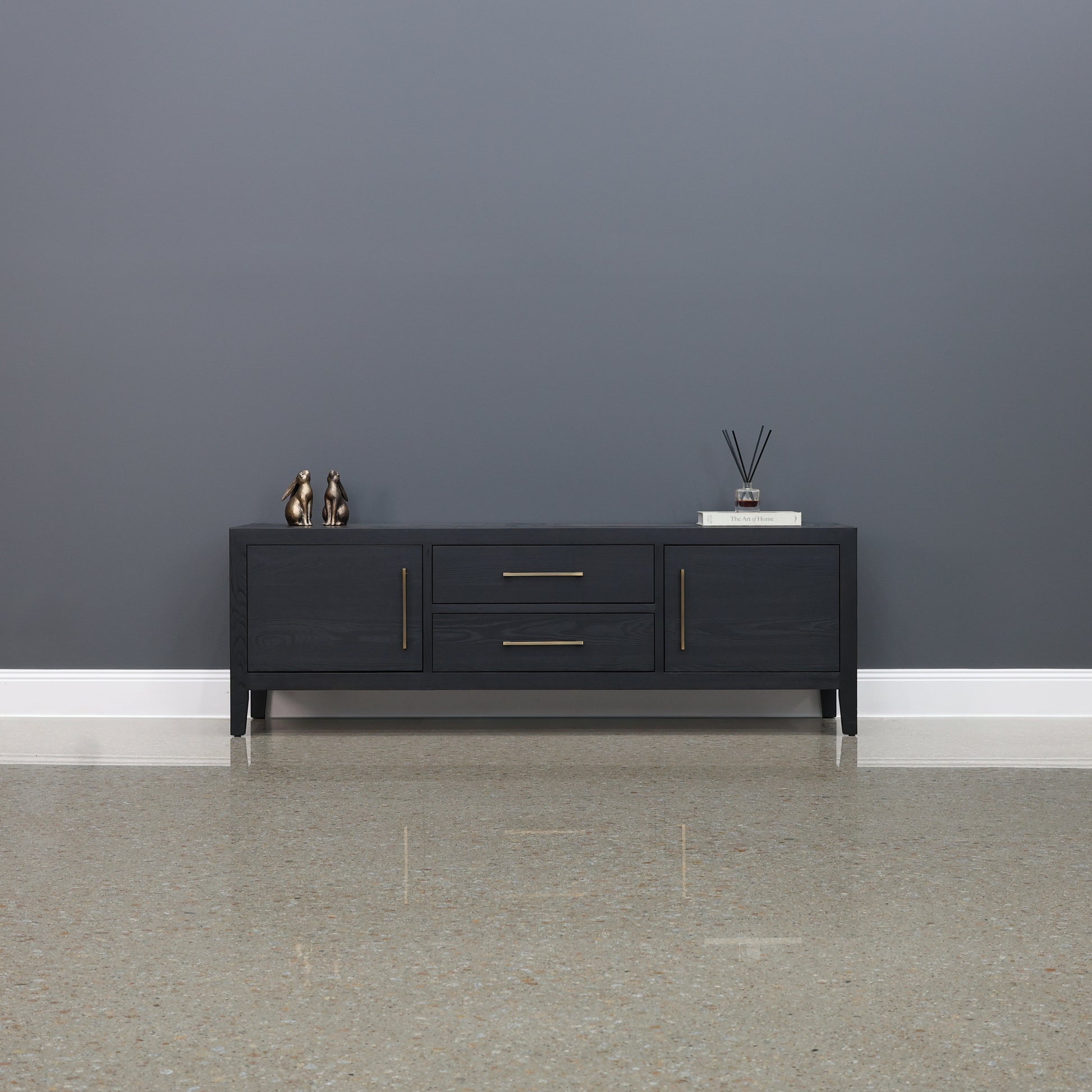 Elizabeth TV Unit 180cm L - Black
