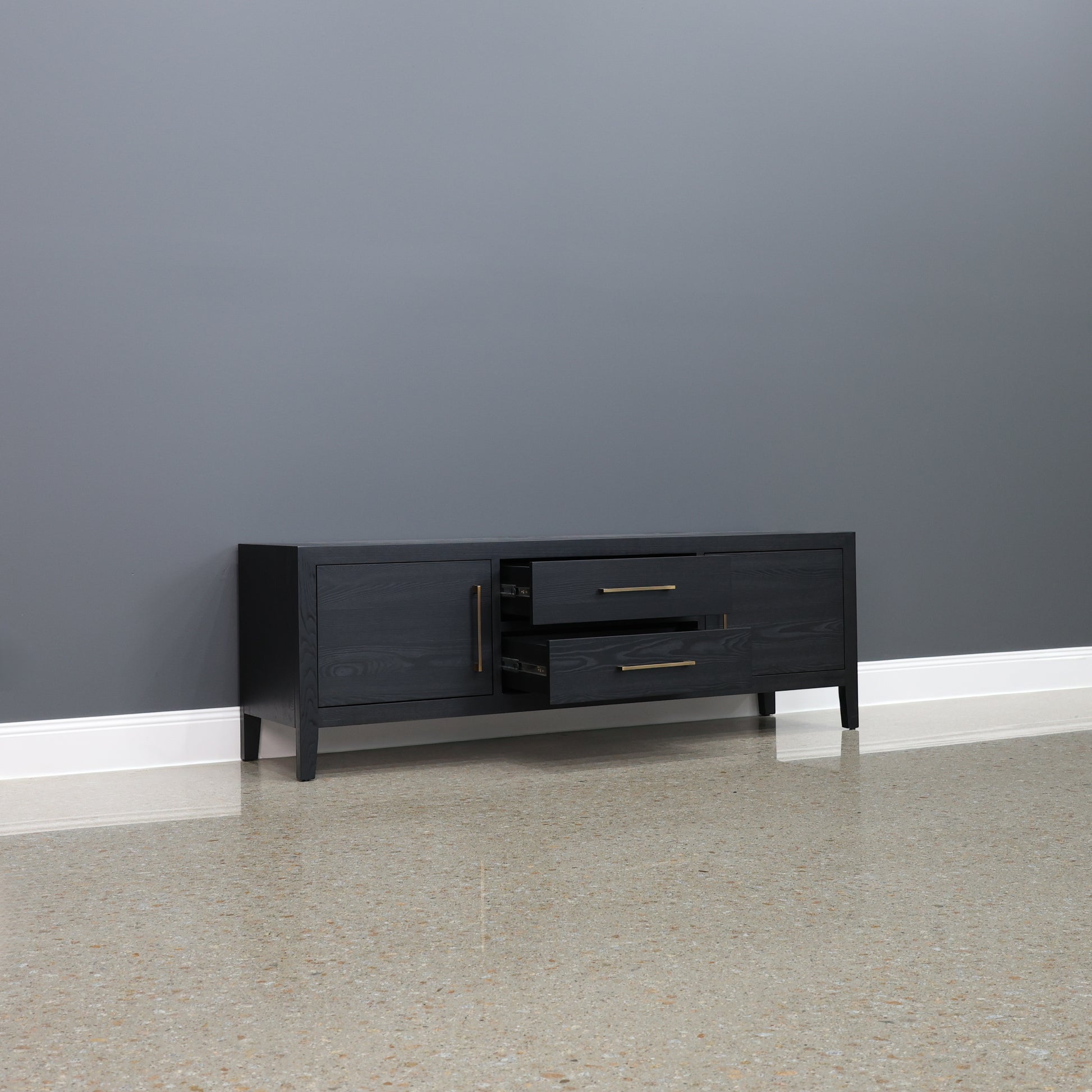 Elizabeth TV Unit 180cm L - Black