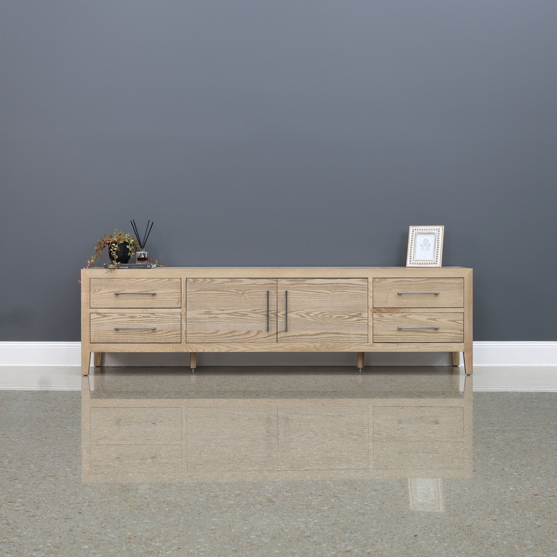 Elizabeth TV Unit 220cm L - Natural