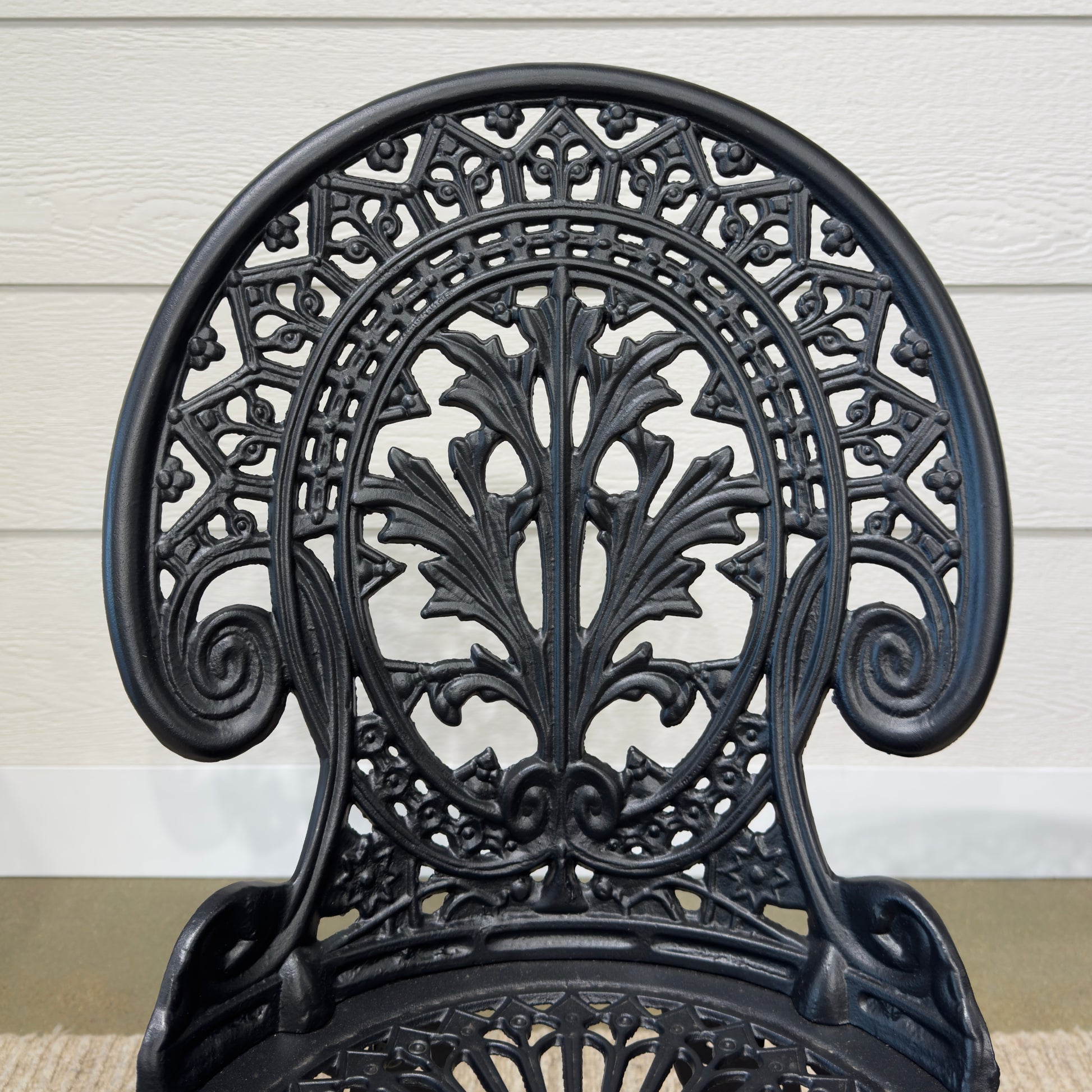 Crown Bistro Chair & Table Set - Black