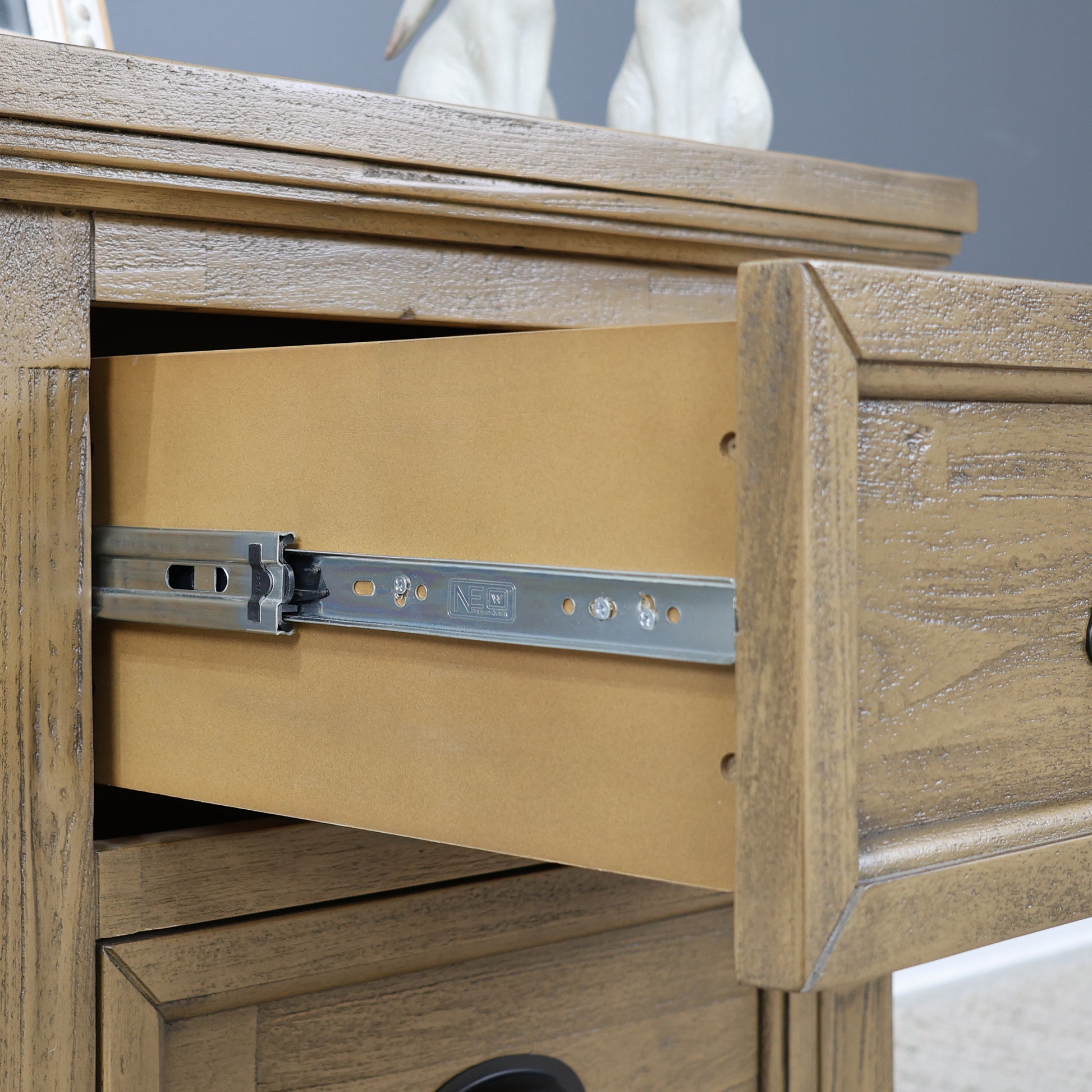 Macedon Bedside Table w/ 2 Drawers