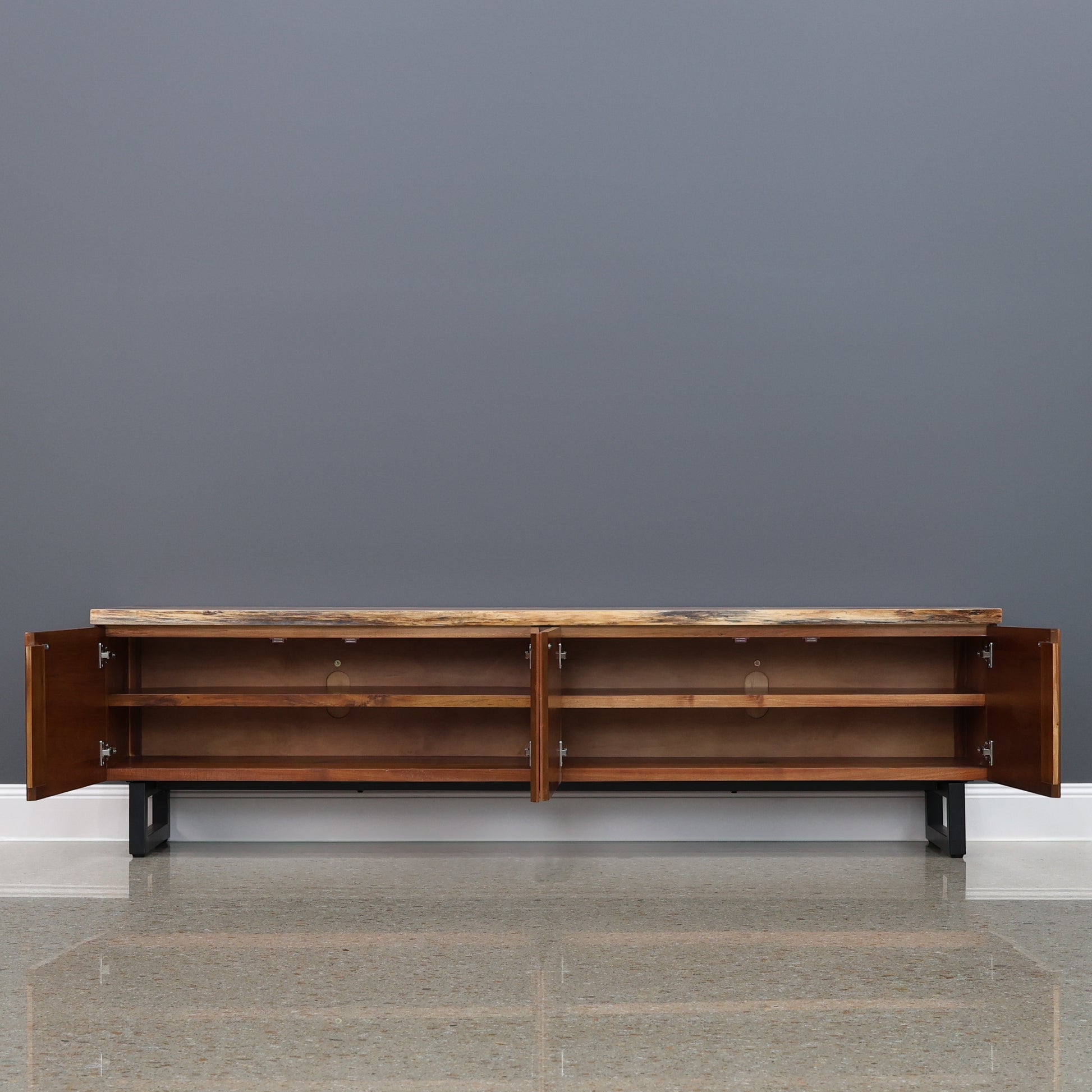 Dark Valley TV Unit w/ 4 Doors