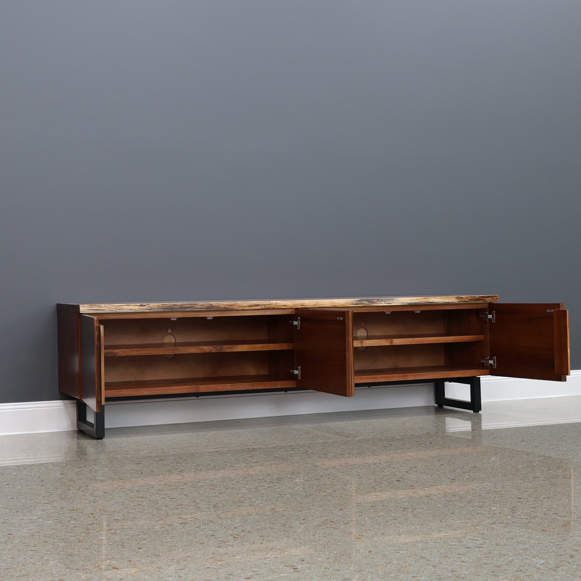 Dark Valley TV Unit w/ 4 Doors
