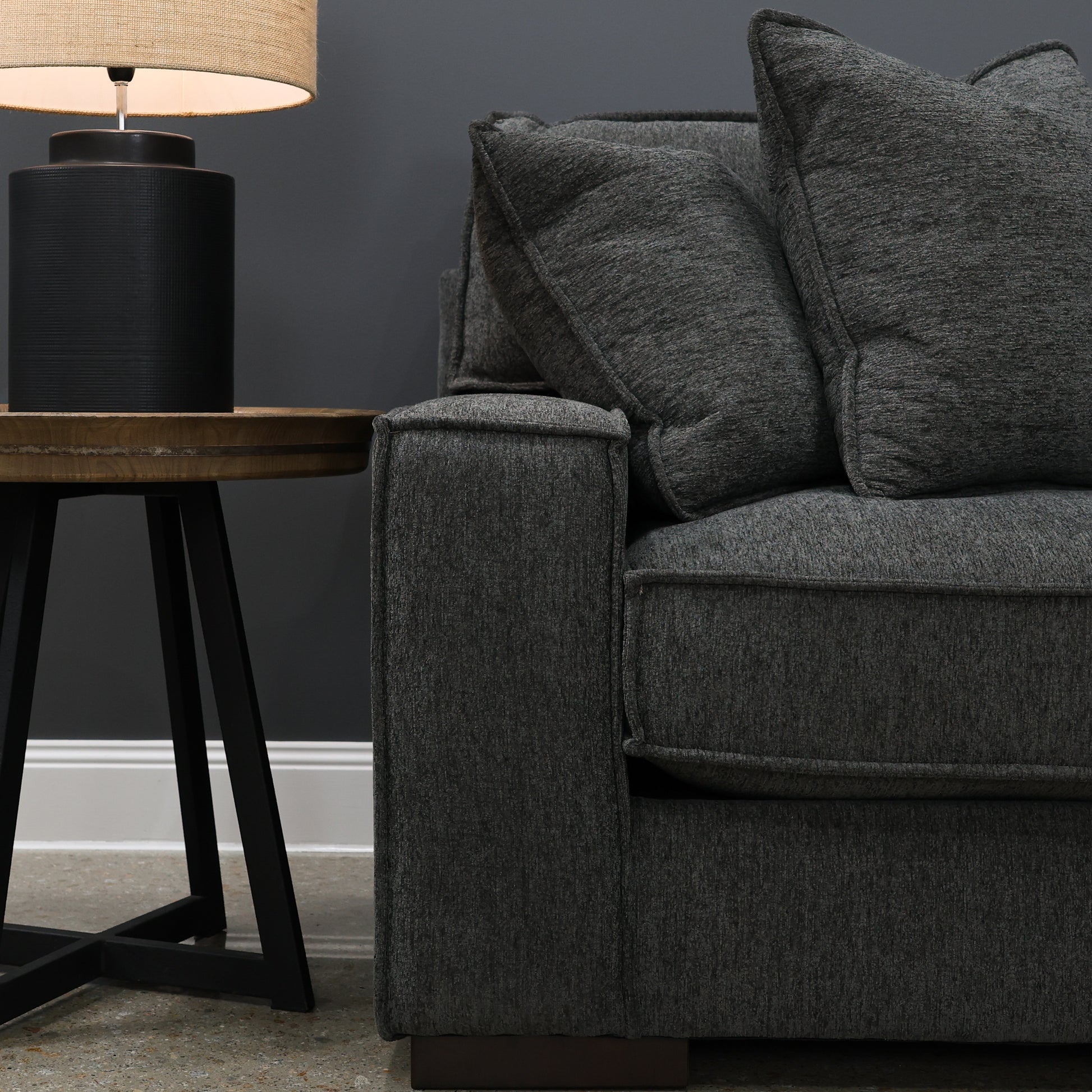 Gembrook RHF Sofa Chaise - Dark Grey