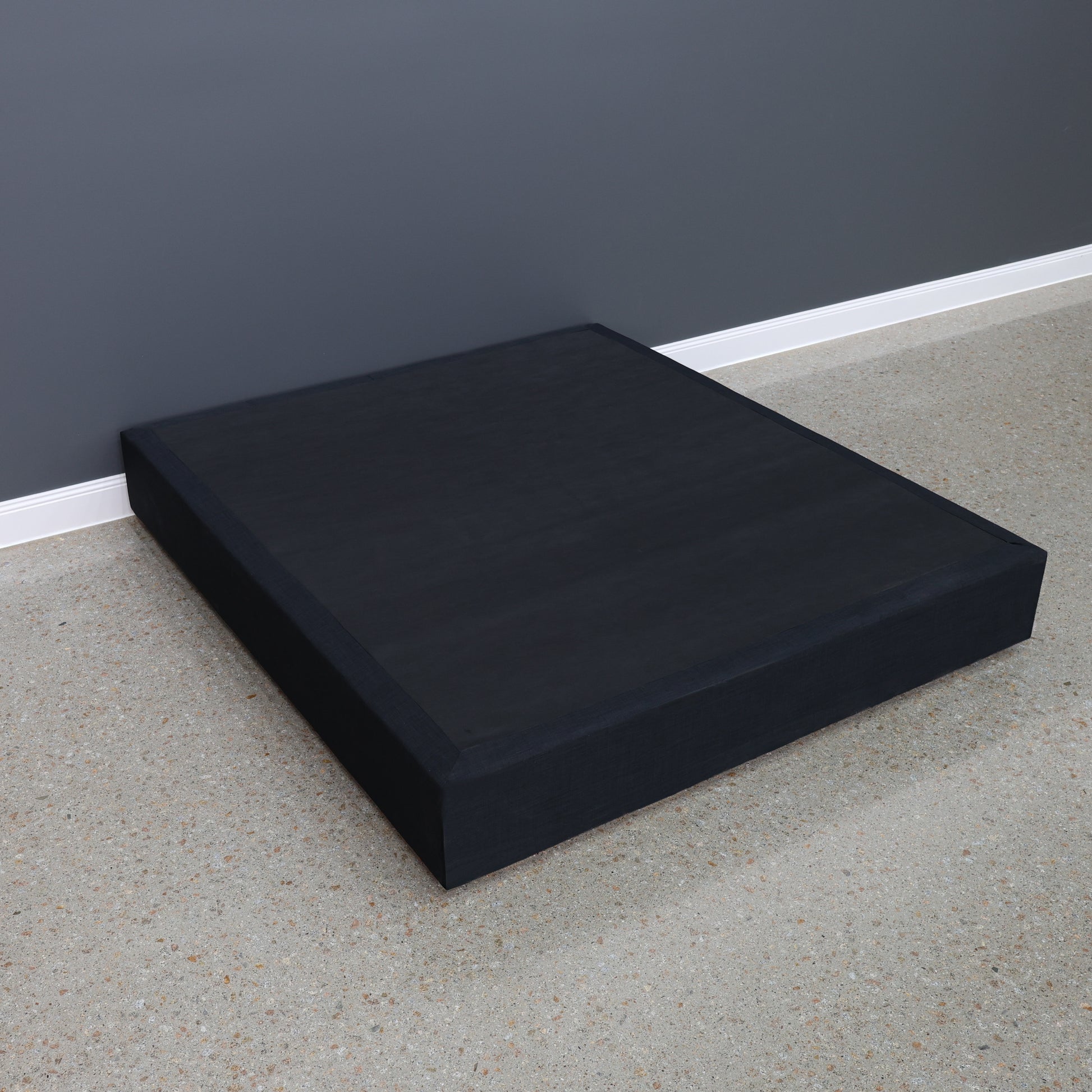 Upholstered Bed Base - Lunar Night